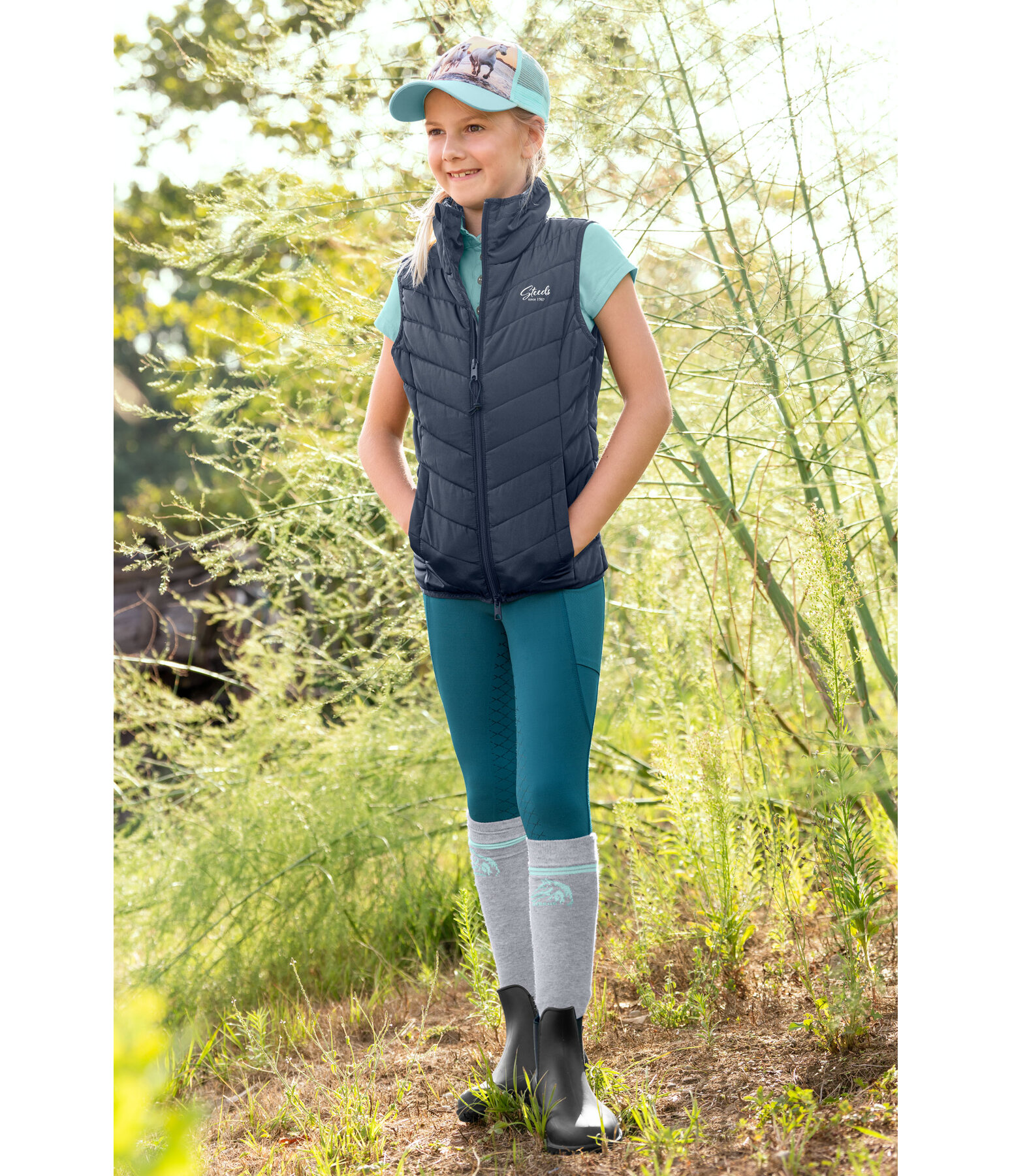 Children's Quilted Gilet Jane