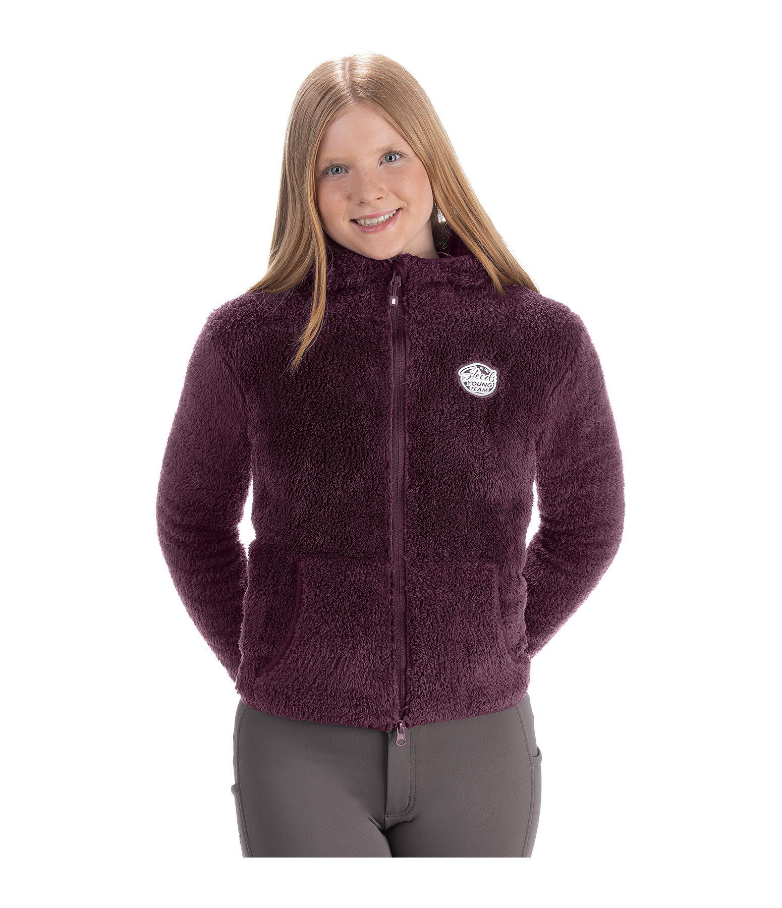 Children's Hooded Teddy Fleece Jacket Irma