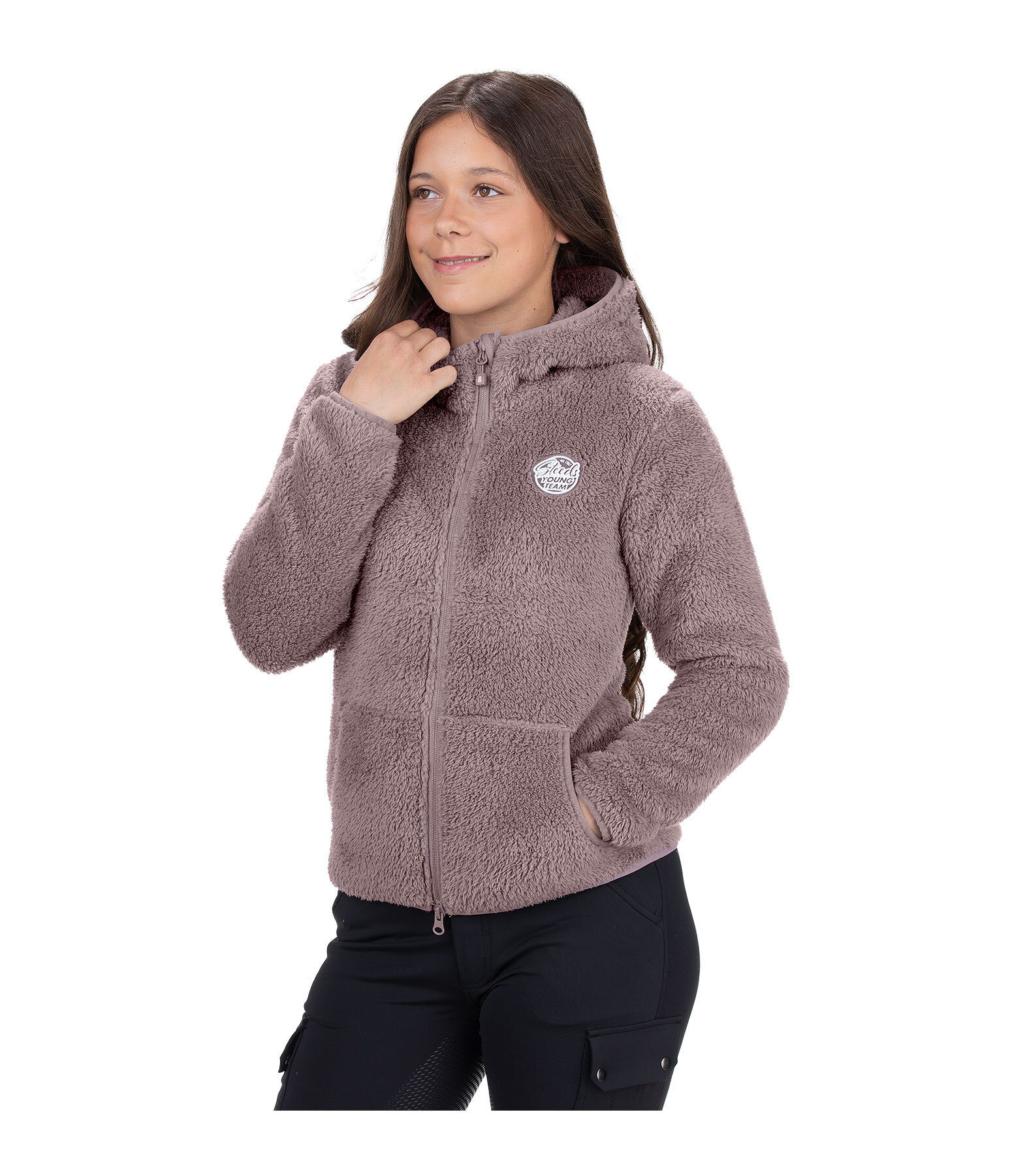 Children's Hooded Teddy Fleece Jacket Irma