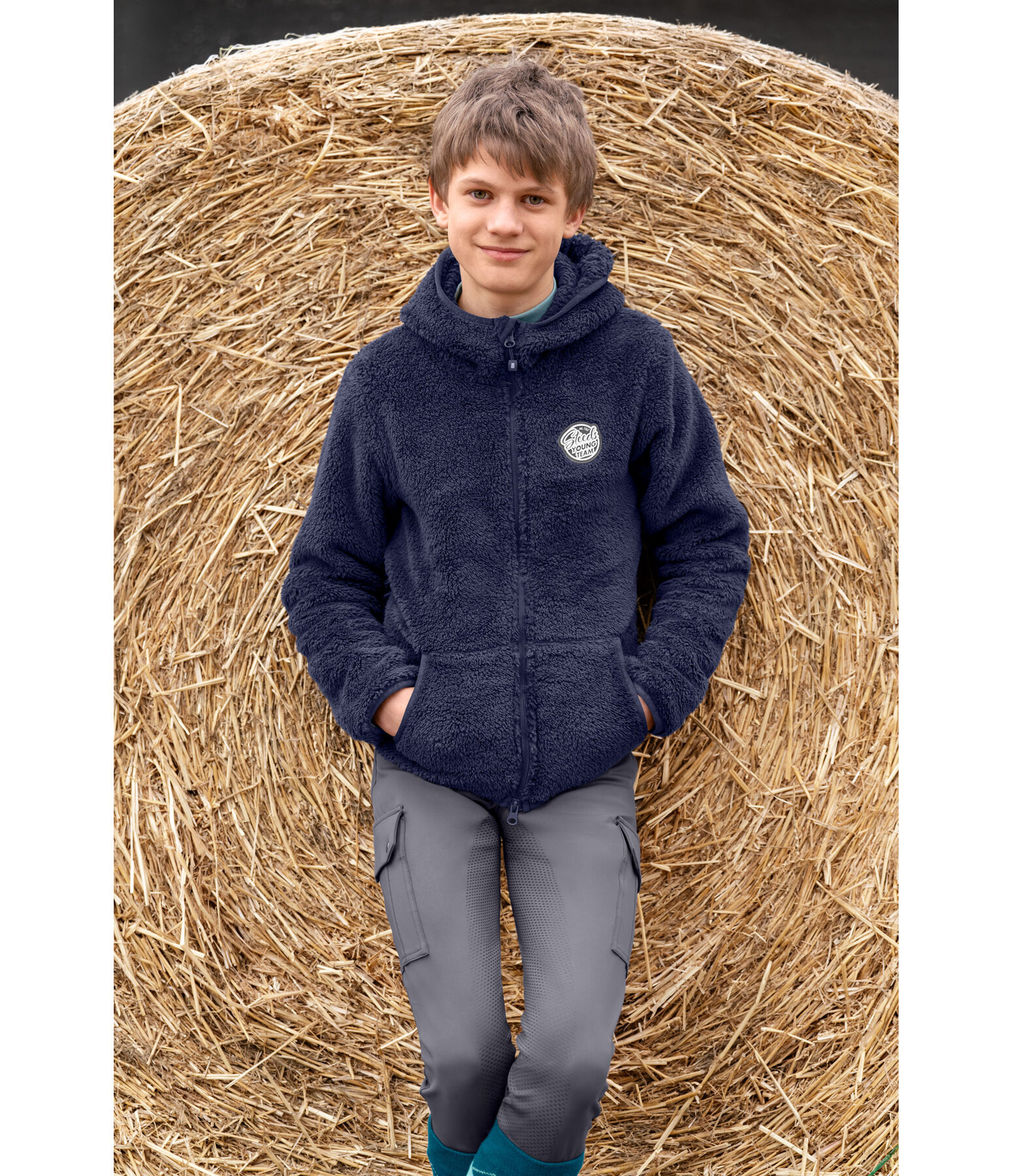 Children's Hooded Teddy Fleece Jacket Irma