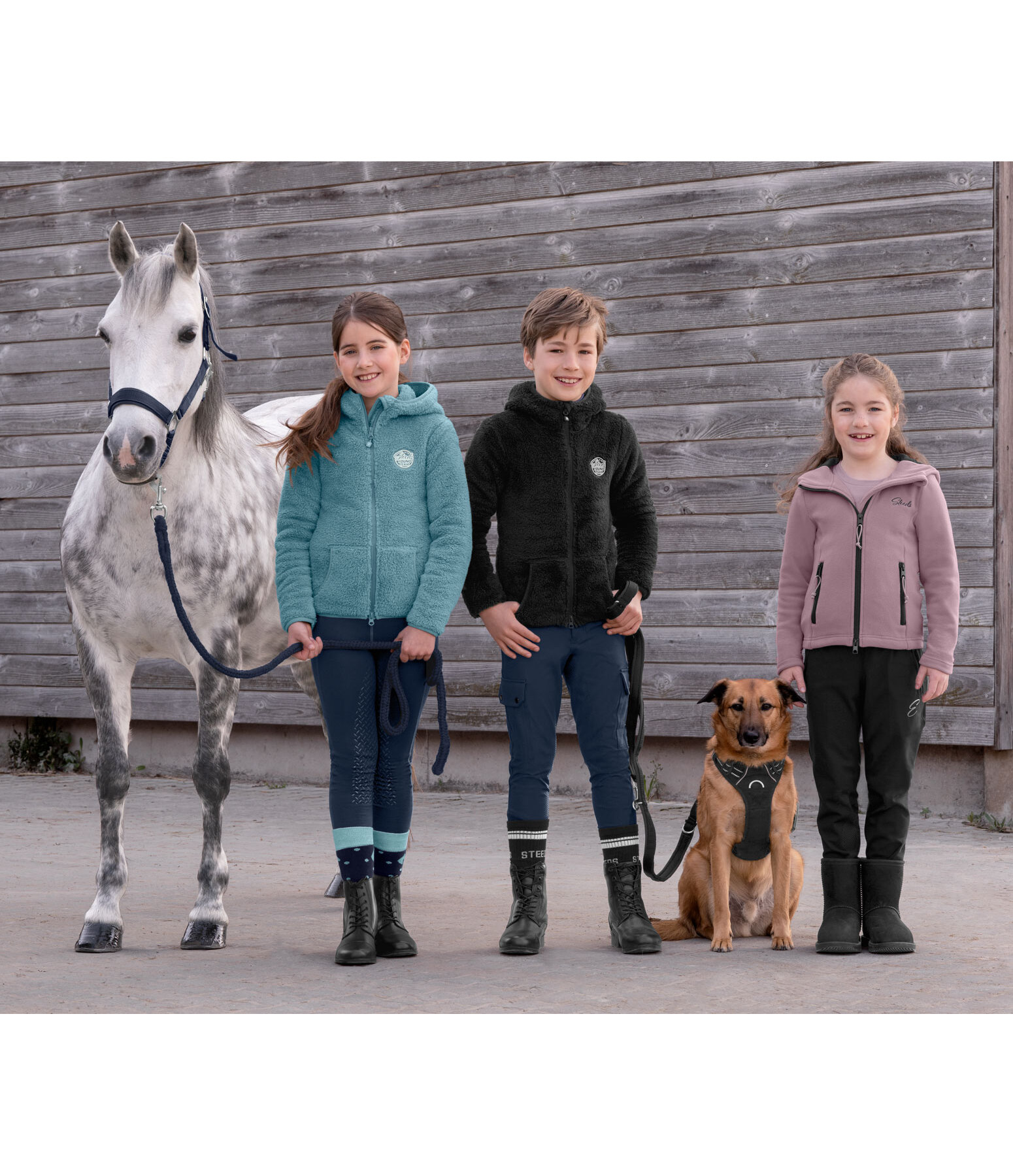 Children's Hooded Teddy Fleece Jacket Irma