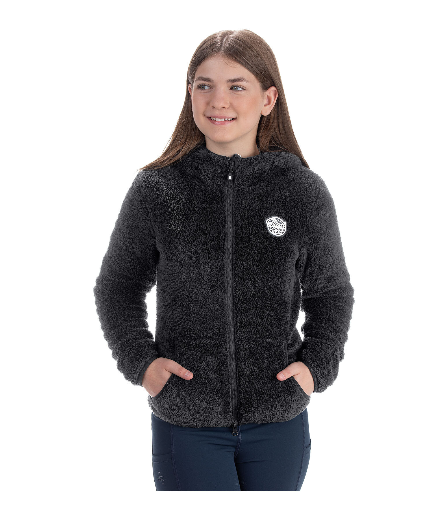 Children's Hooded Teddy Fleece Jacket Irma