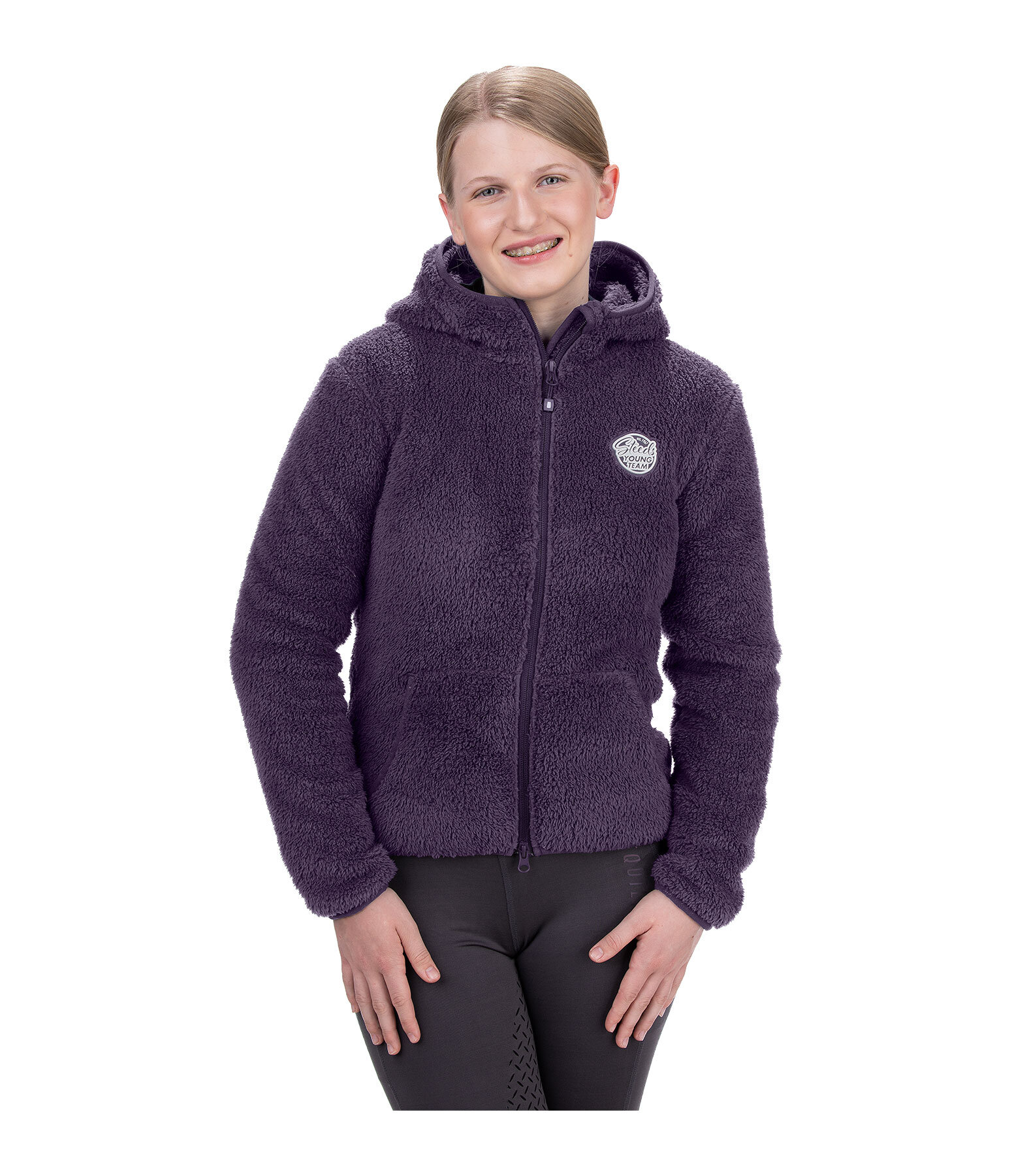 Children's Hooded Teddy Fleece Jacket Irma