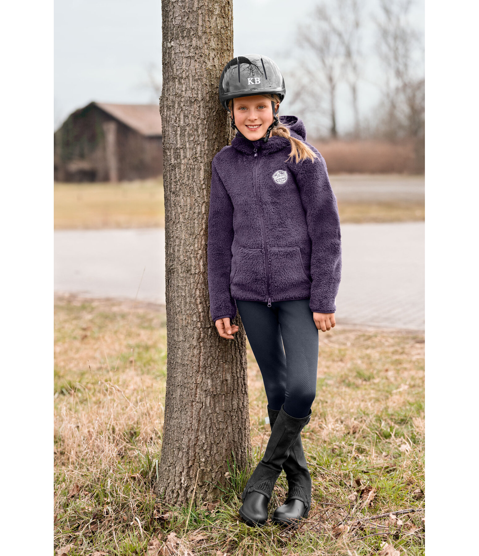 Children's Hooded Teddy Fleece Jacket Irma