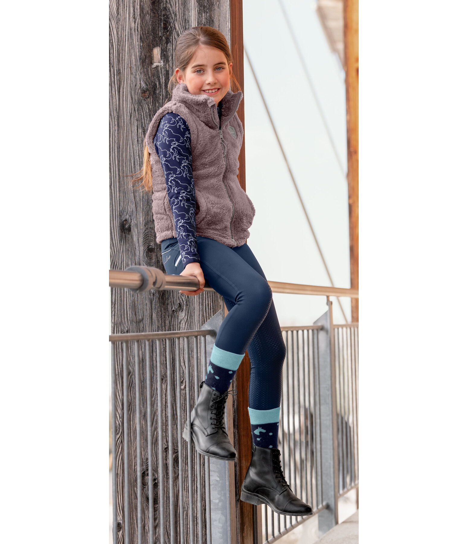 Children's Teddy Fleece Gilet Ylvie