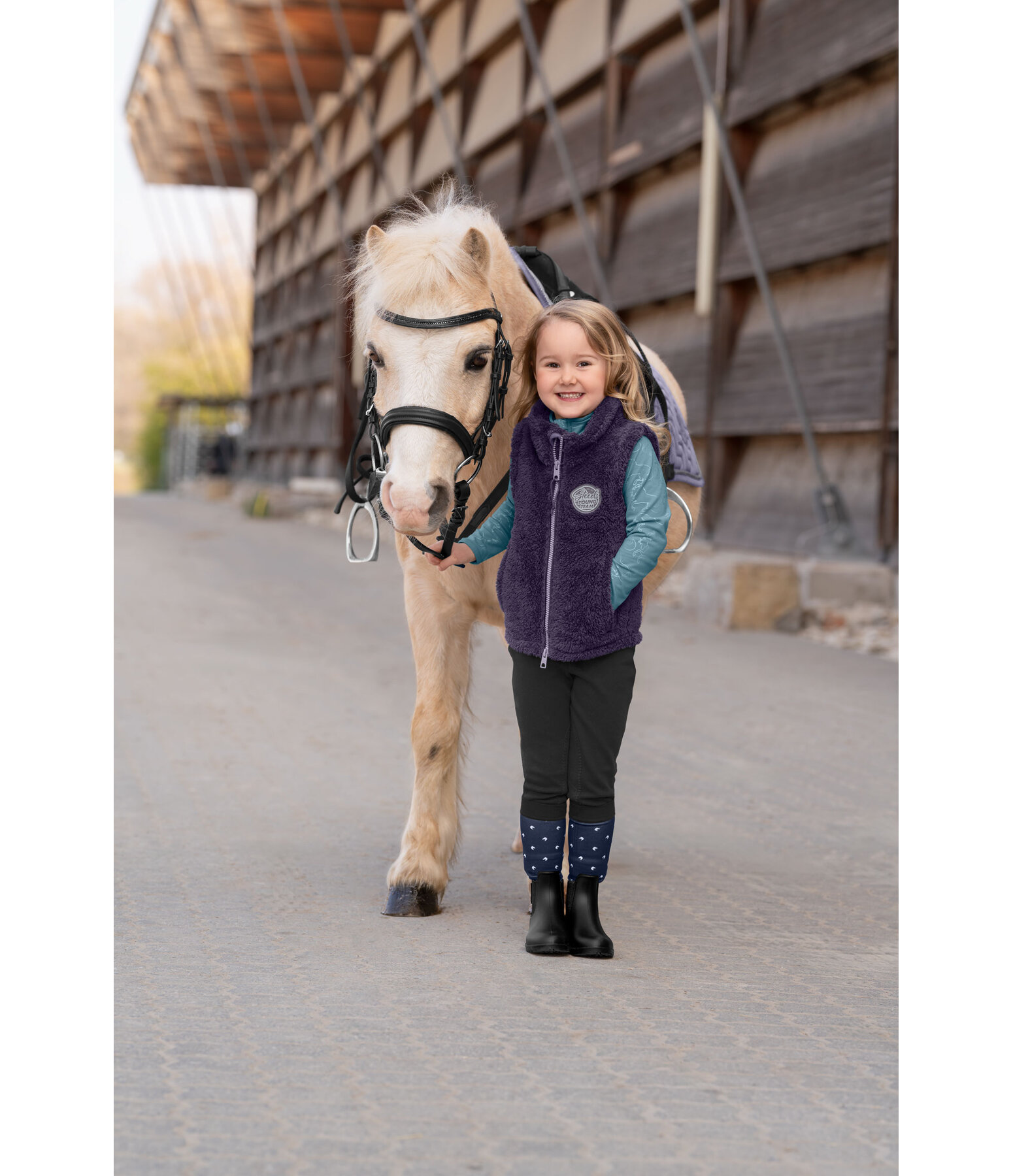 Children's Teddy Fleece Gilet Ylvie