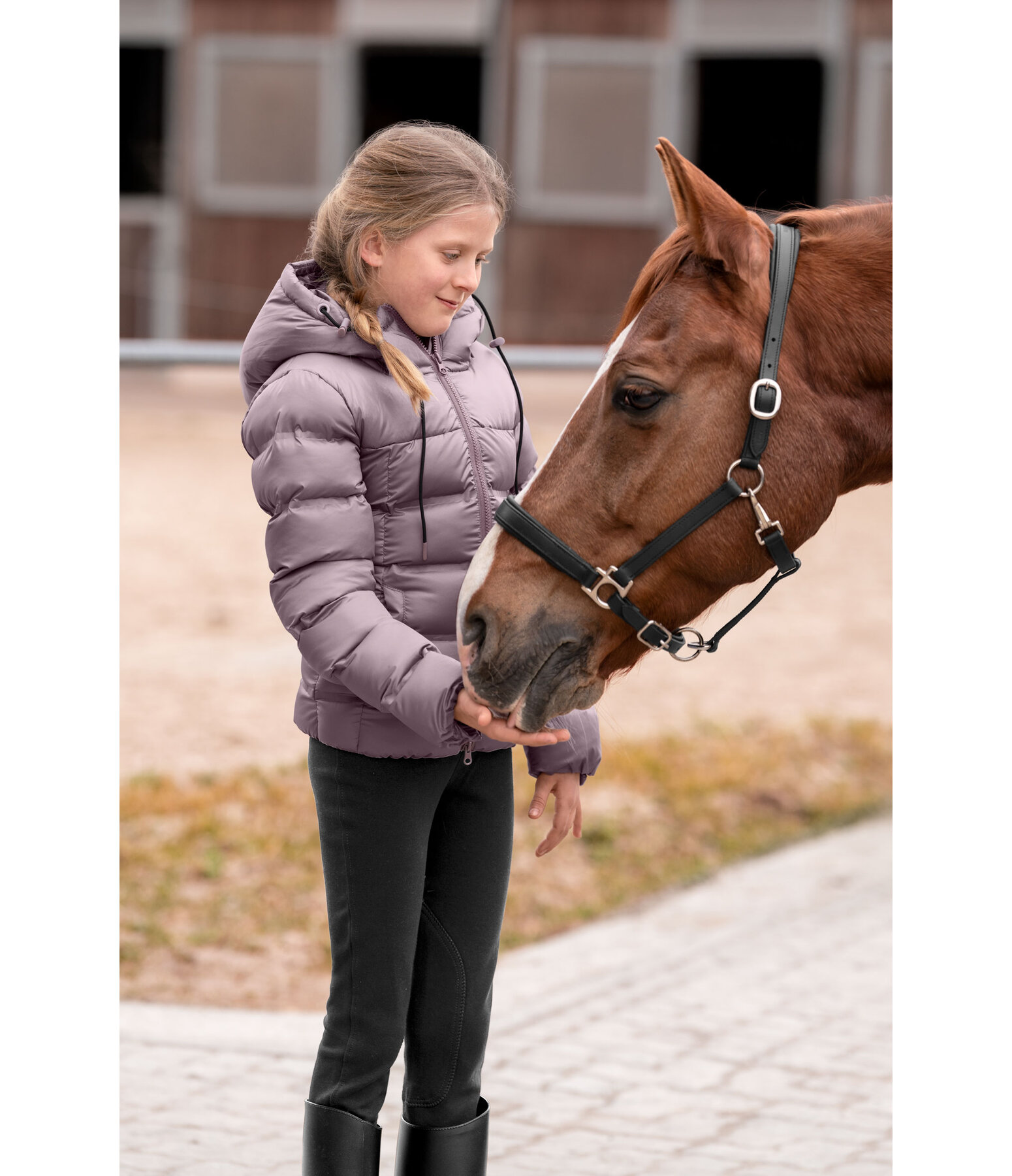 Children's Winter Quilted Riding Jacket Fenna