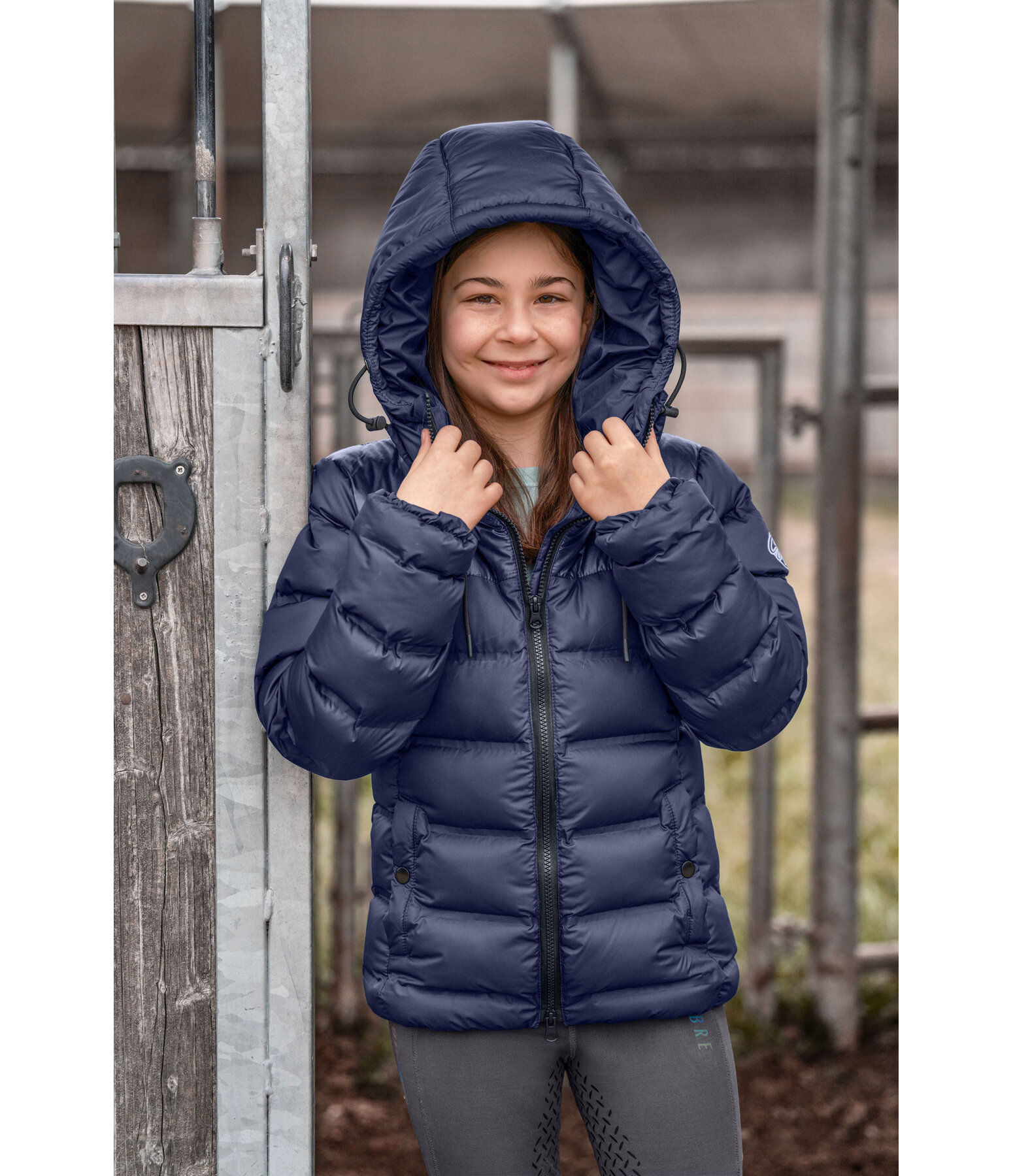 Children's Winter Quilted Riding Jacket Fenna