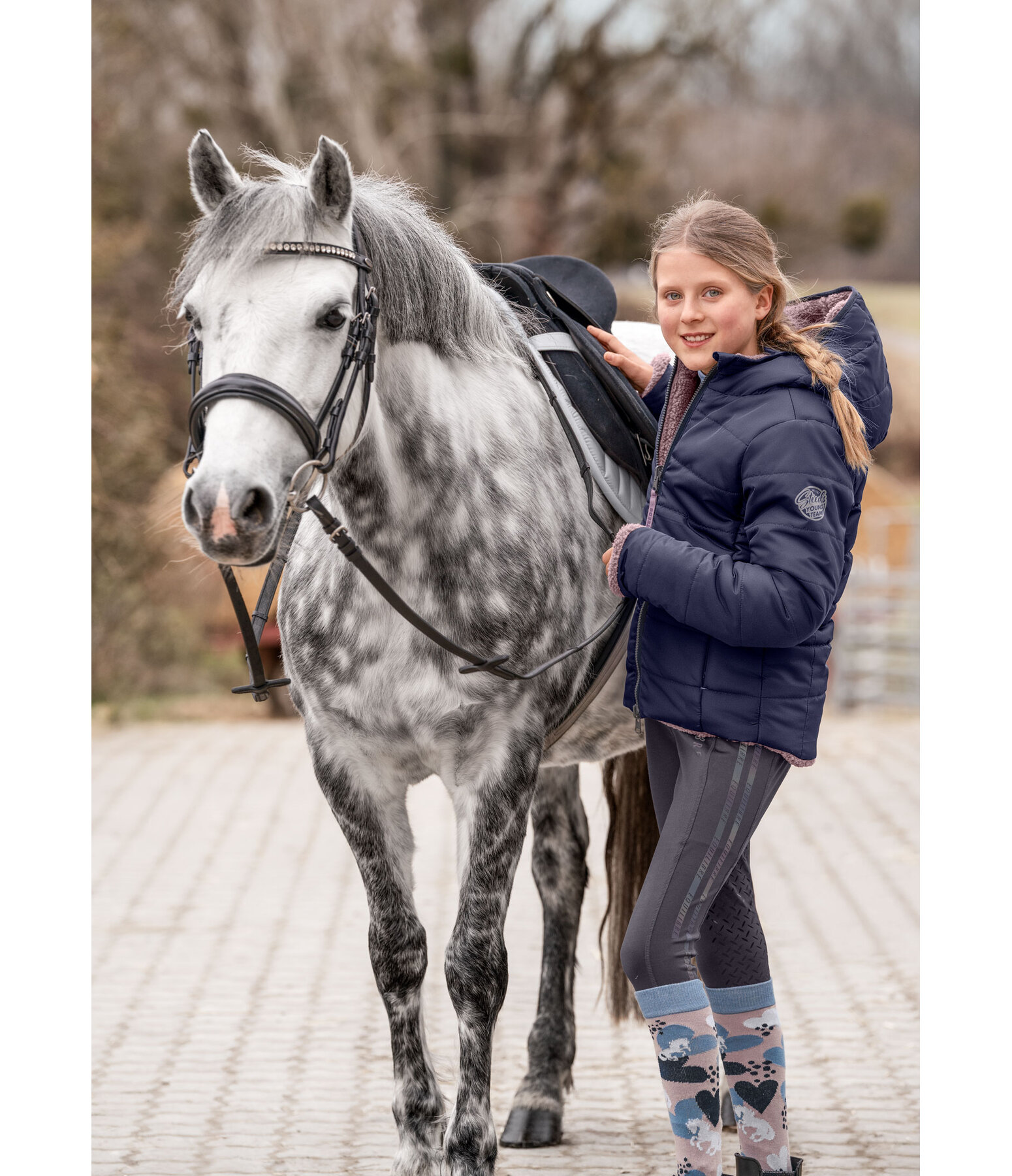 Children's Reversible Winter Jacket Carli