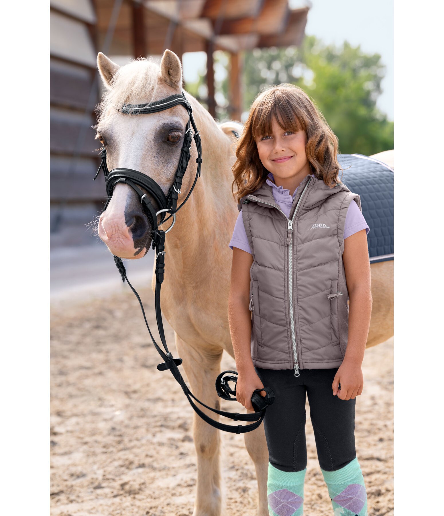 Children's Combination Quilted Gilet Isis