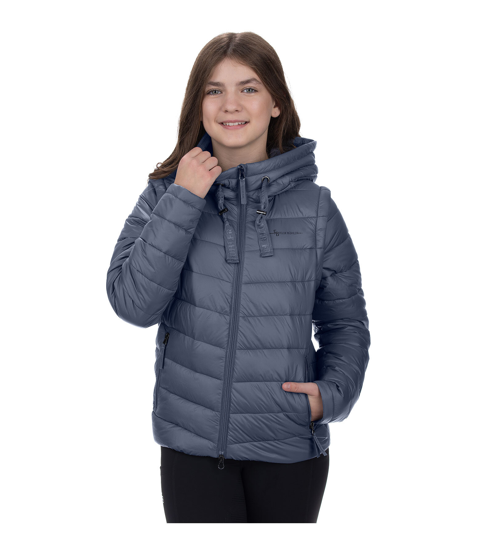 Children's 2-in-1 Hooded Quilted Jacket Noemie