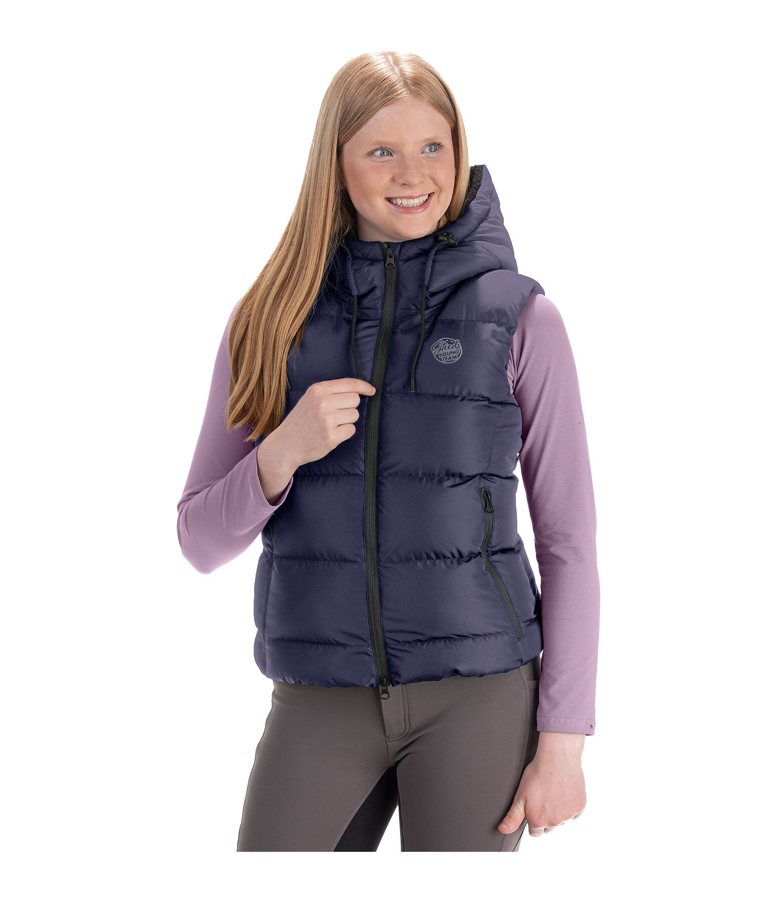 Children's Winter Quilted Gilet Cassi