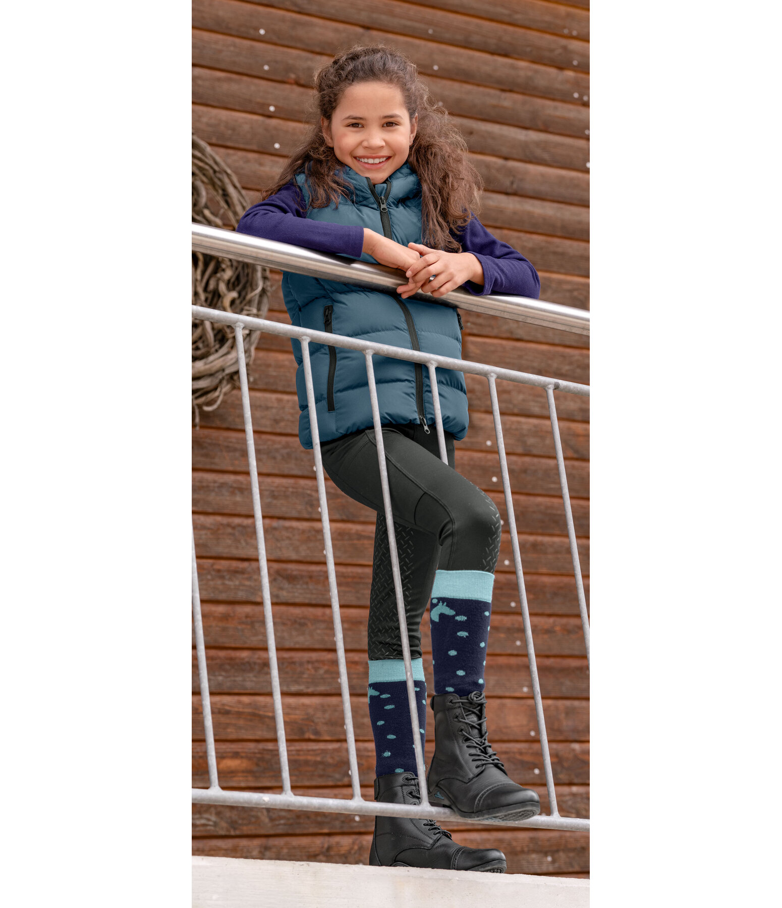 Children's Winter Quilted Gilet Cassi