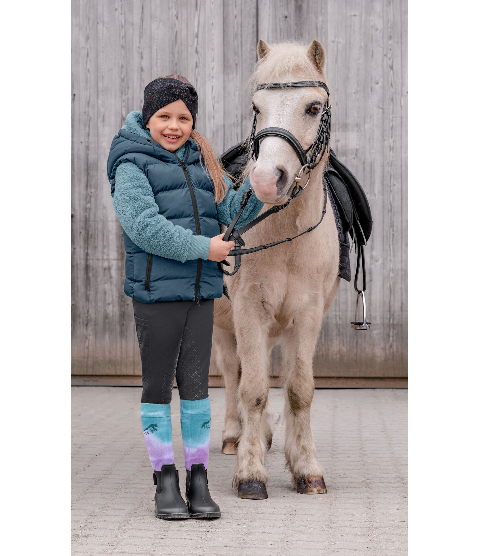 Children's Winter Quilted Gilet Cassi
