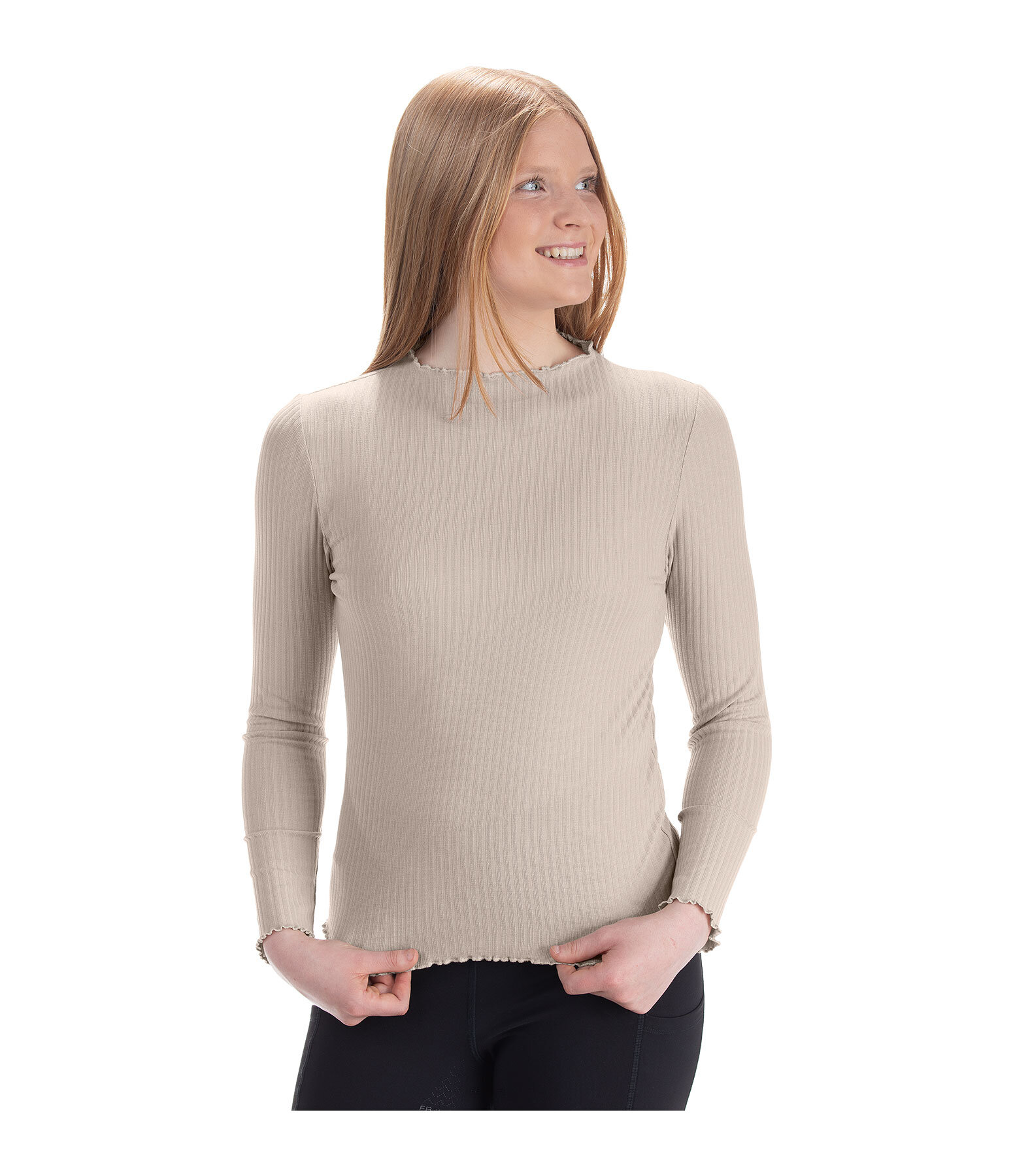Children's Ribbed Long Sleeve Shirt Rita