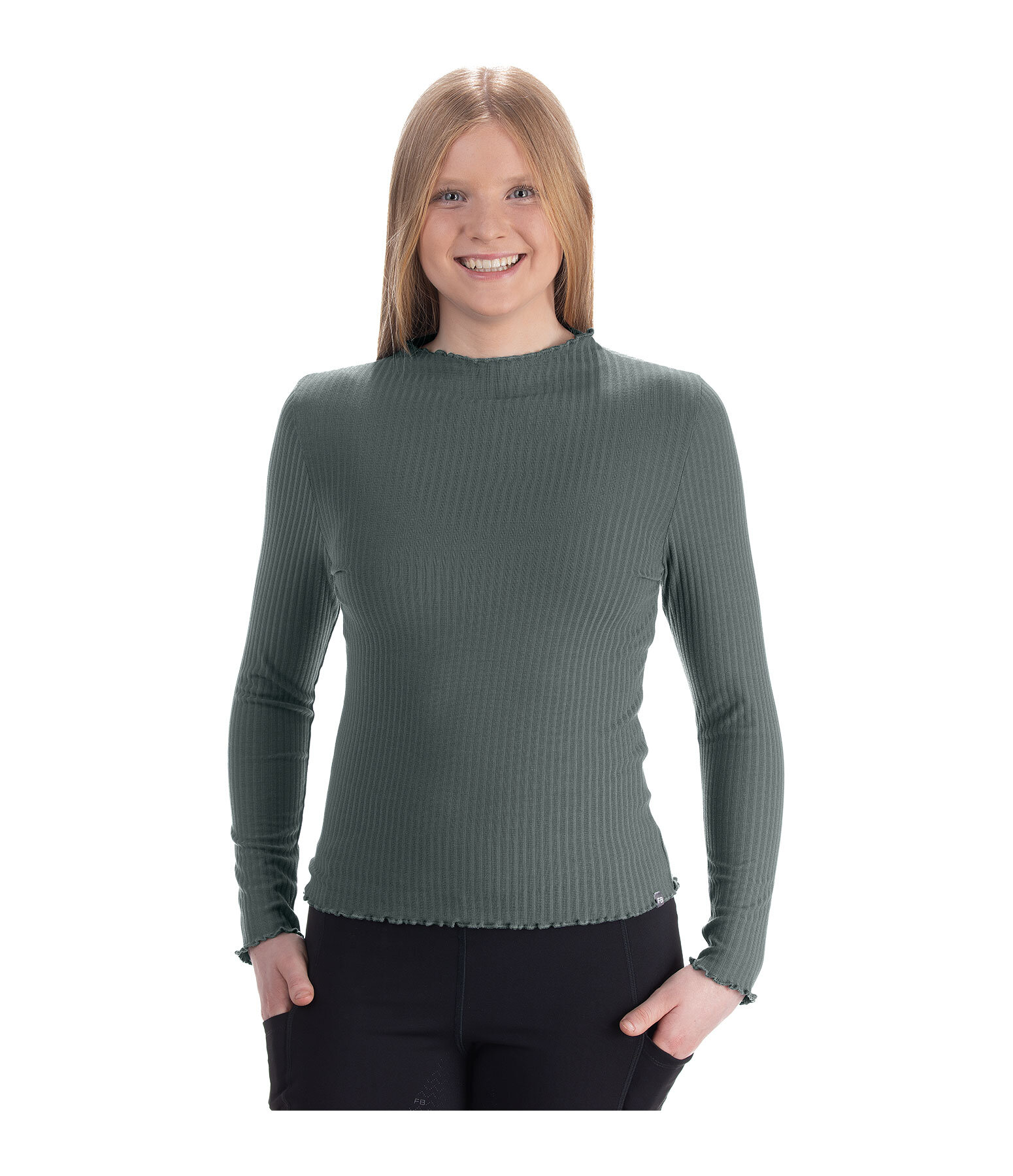 Children's Ribbed Long Sleeve Shirt Rita
