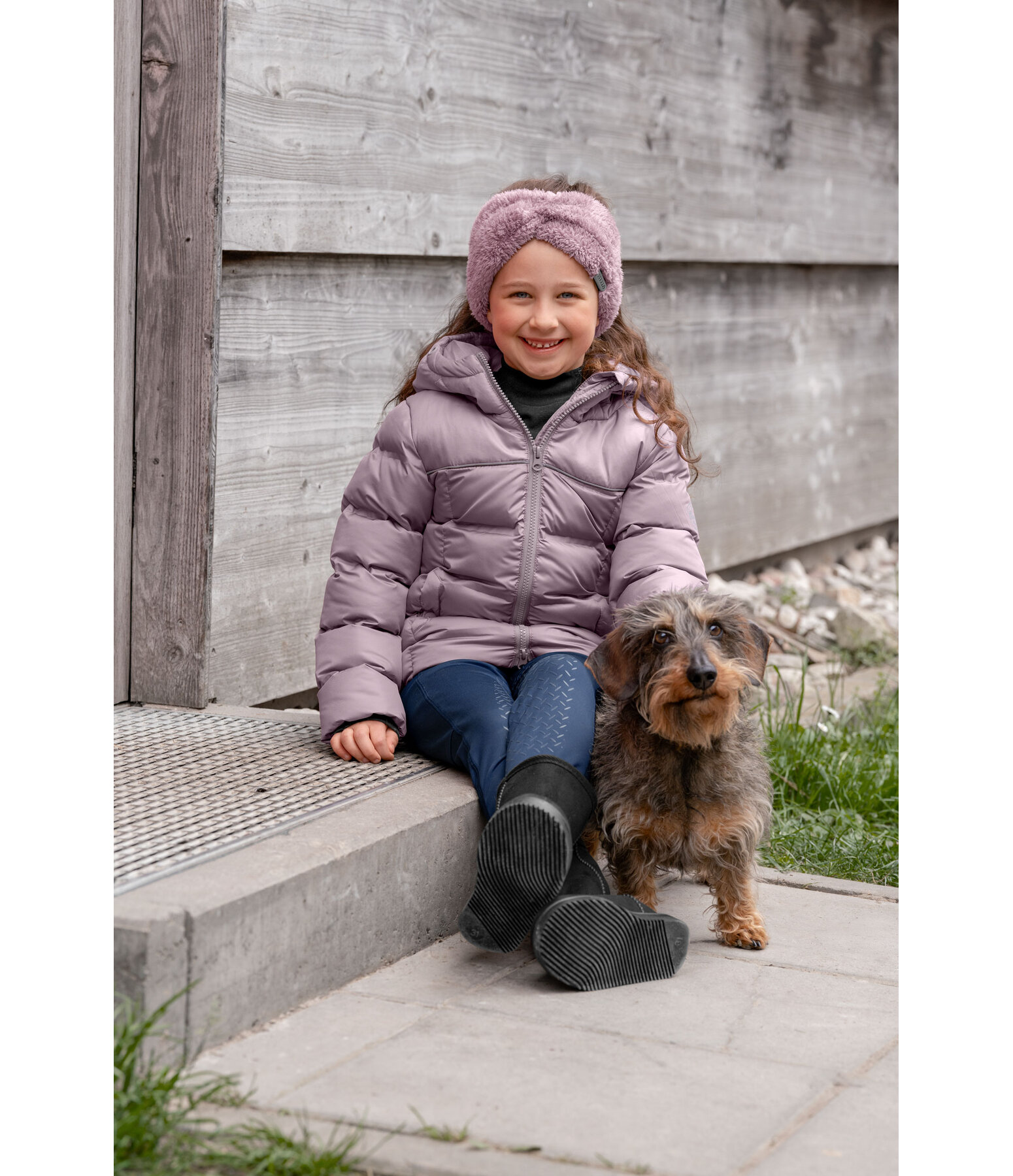 Children's Winter Quilted Riding Jacket Fenna