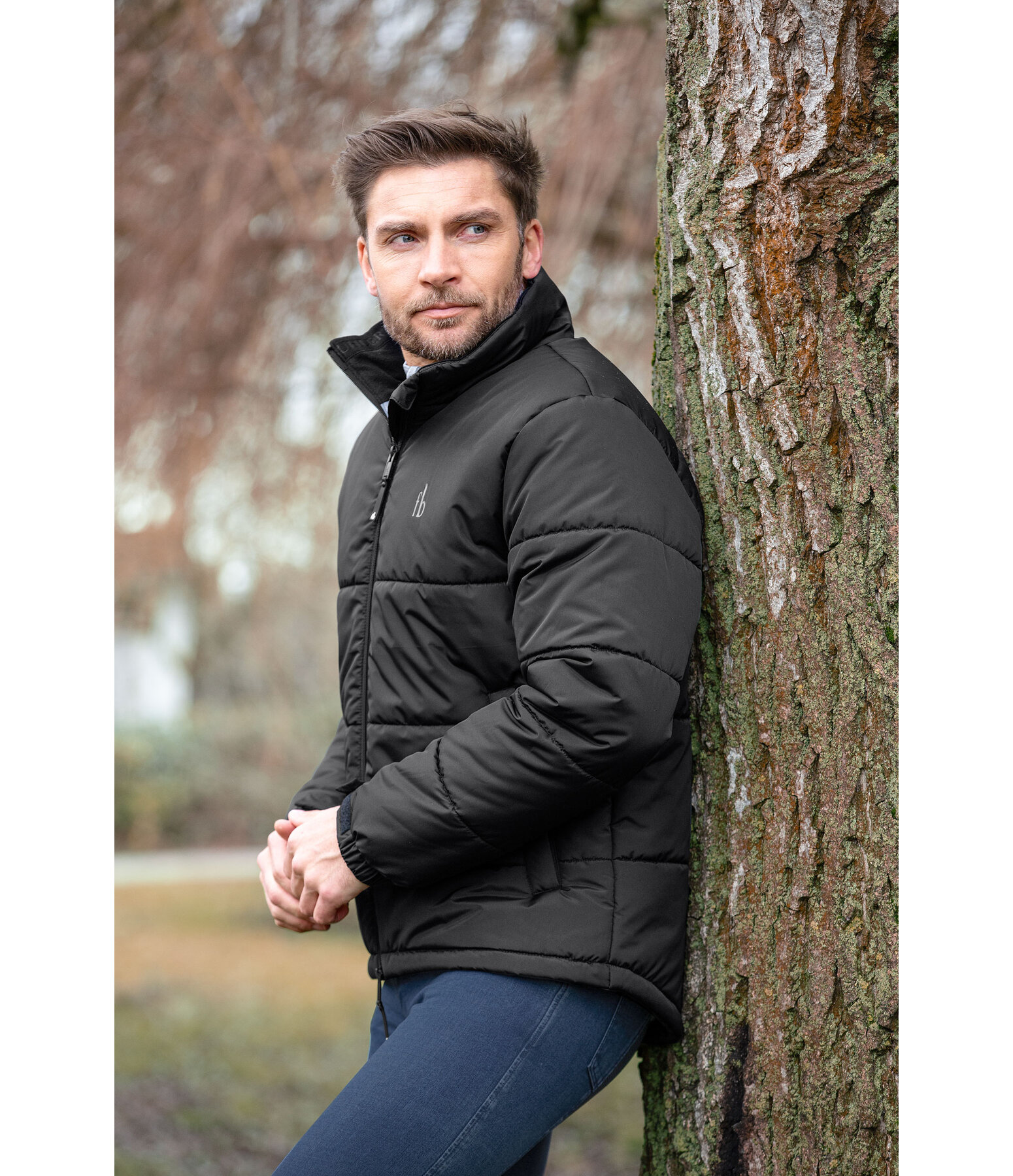 Men s Winter Quilted Jacket Charlevoix Kramer Equestrian