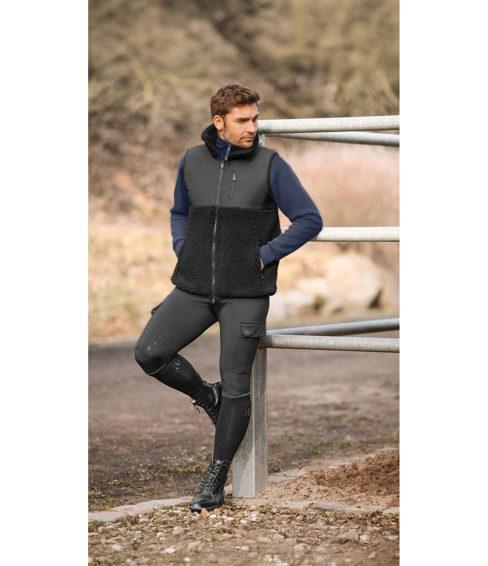 Men's Sweatshirt with Zip Collar Portland