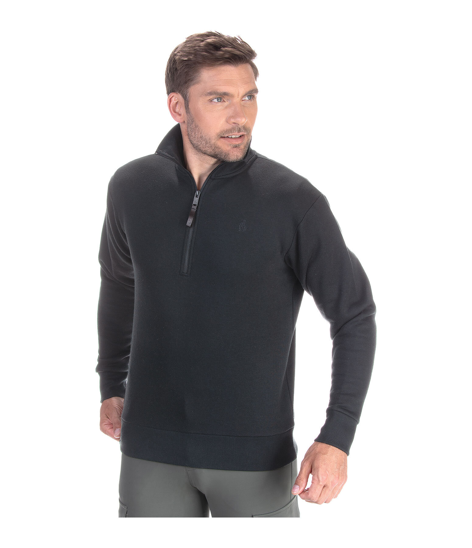 Men's Sweatshirt with Zip Collar Portland