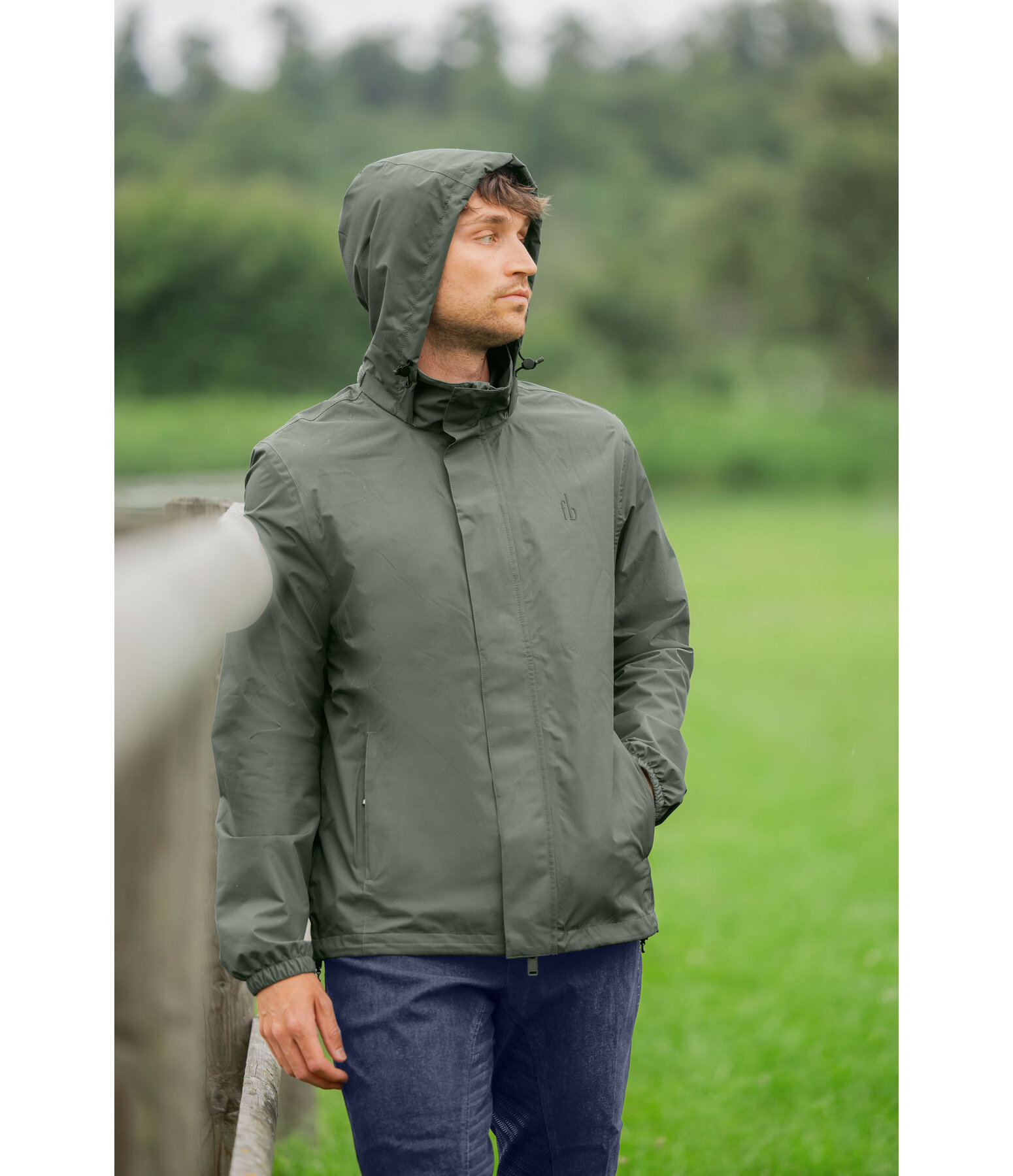 Men's Functional Rain Jacket Lyon