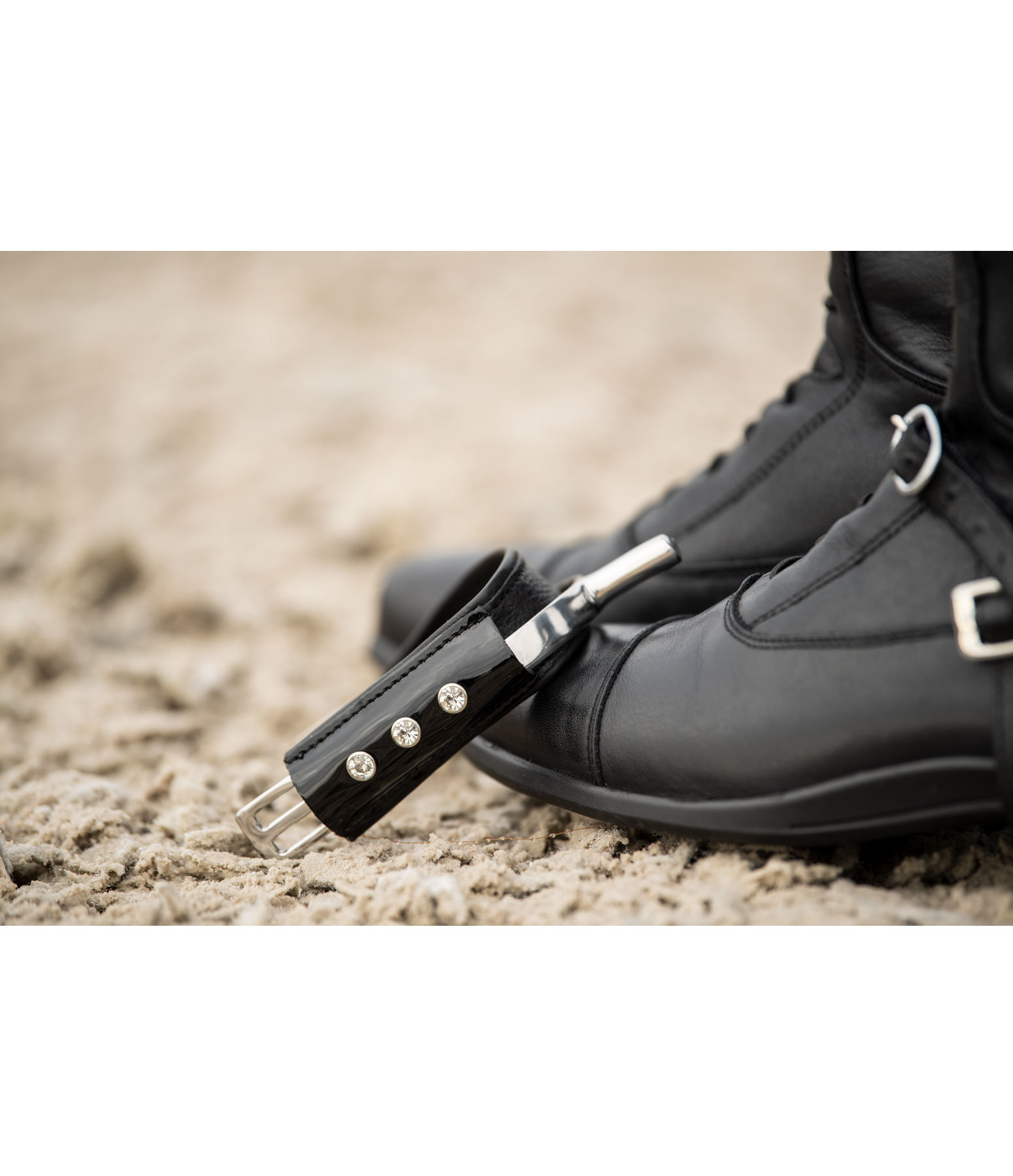 Spur Protection Crystal Spur Straps Kramer Equestrian