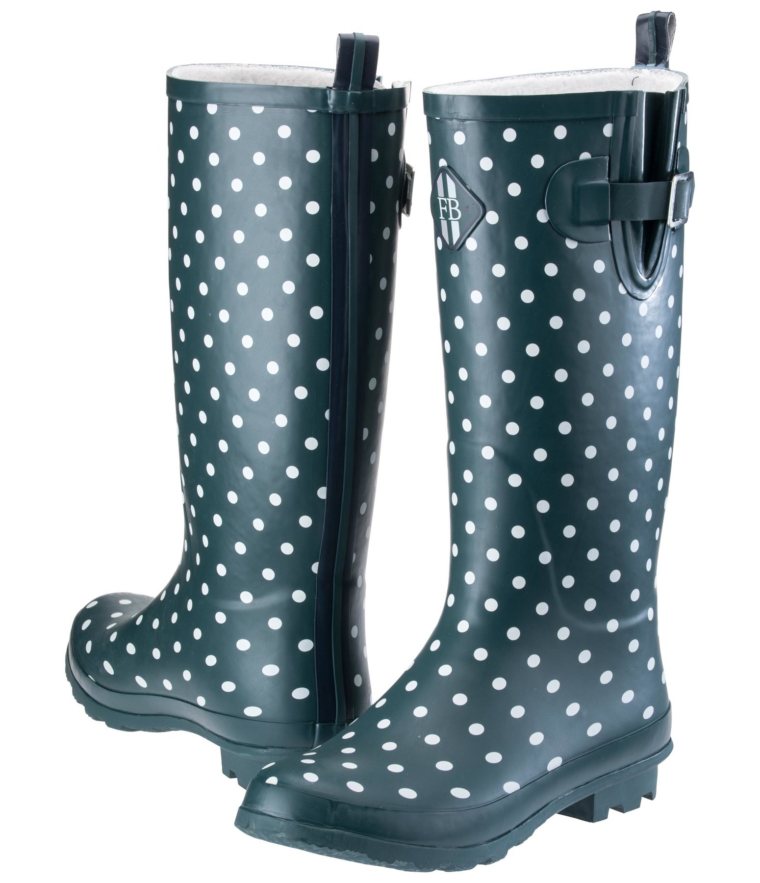 Winter Rubber Boots Arosa Long Rubber Polka Dot Rubber Rain Boots 24.90