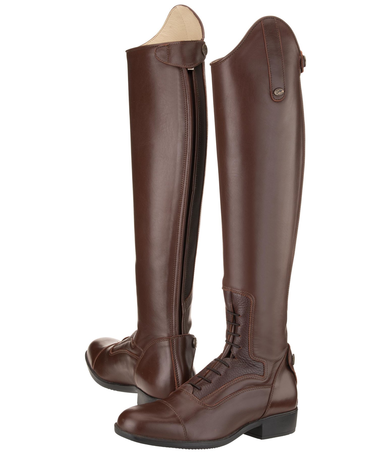 Cognac color riding boots online