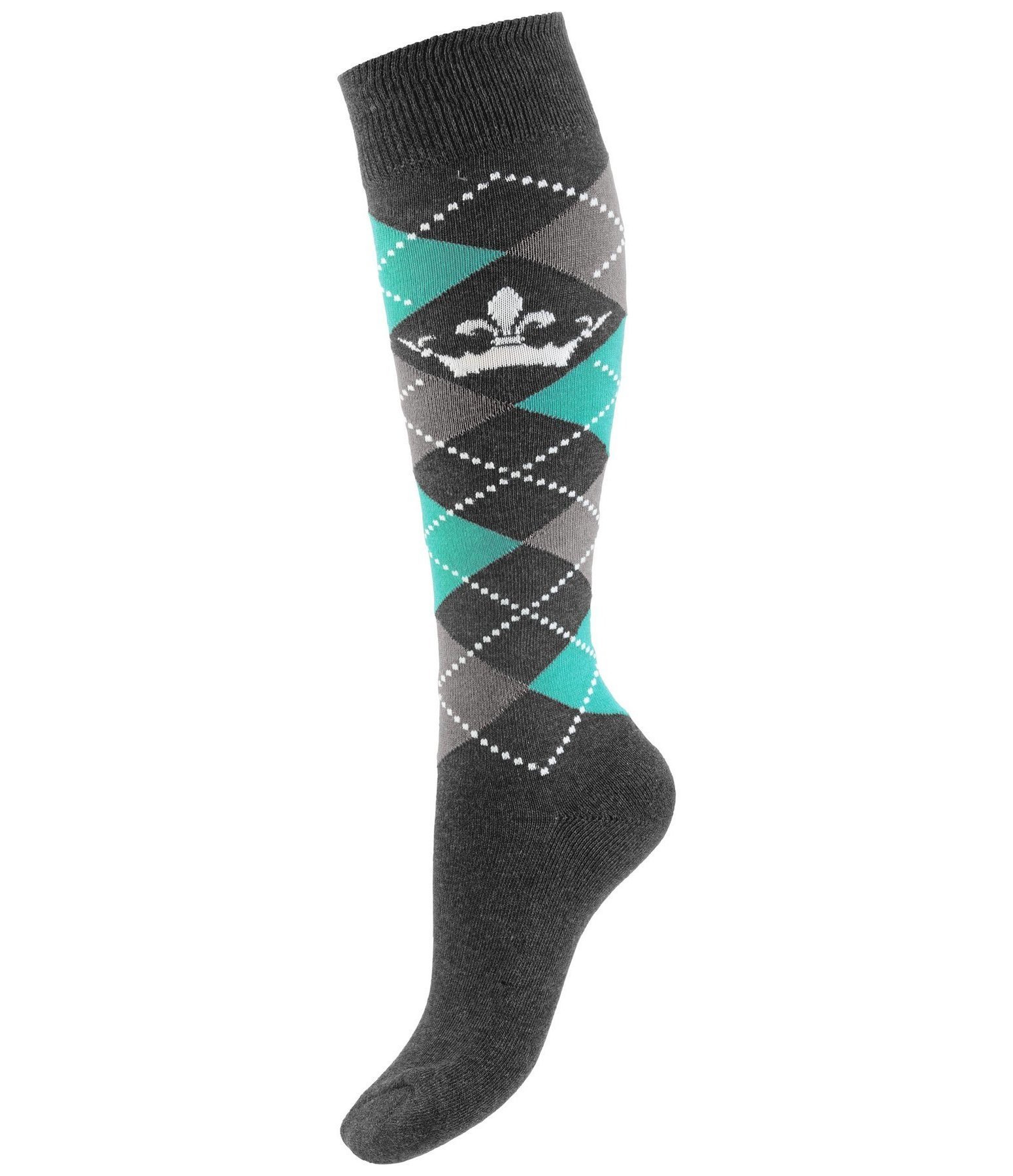 Argyle Knee High Socks