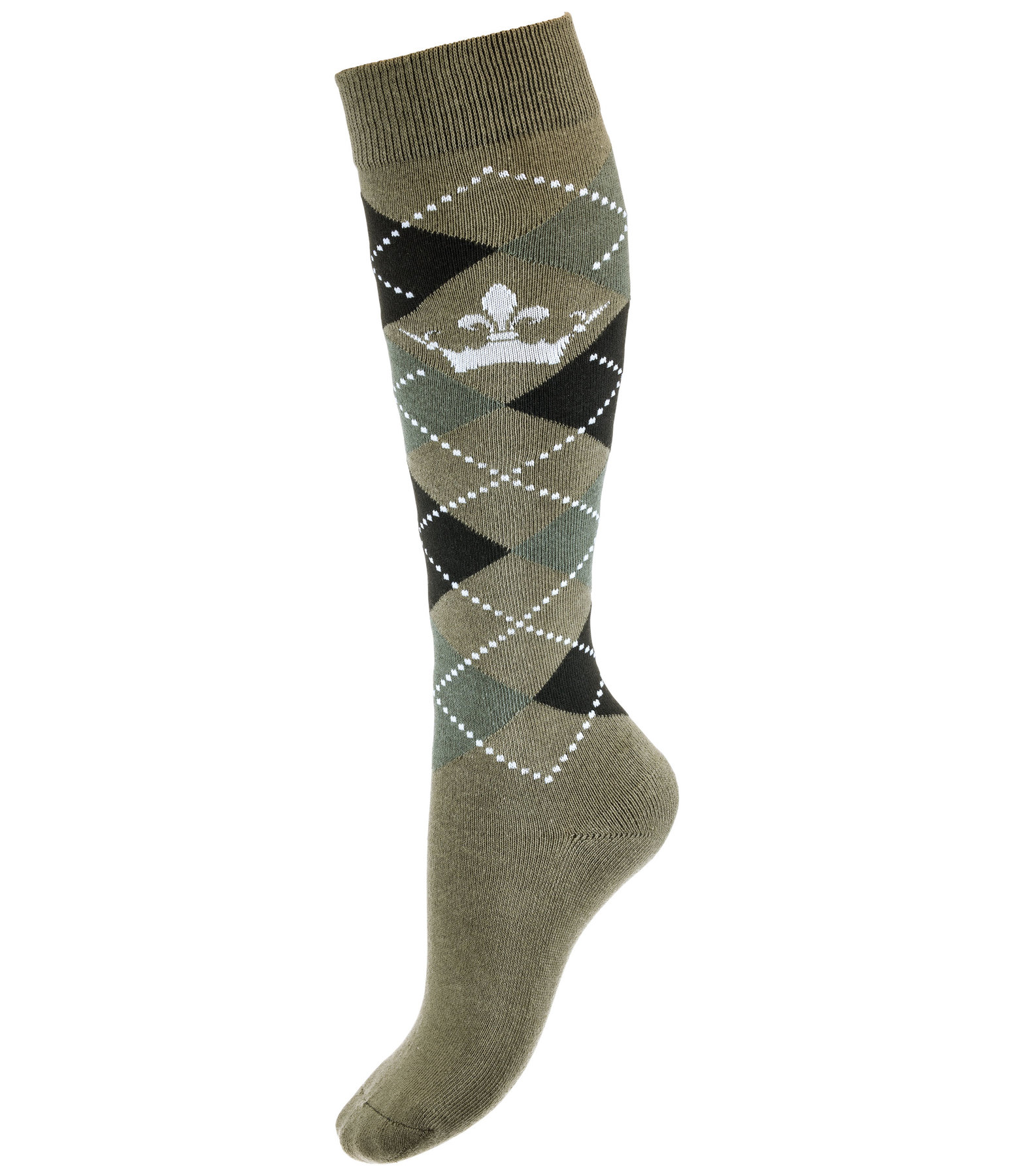 Argyle Knee Socks