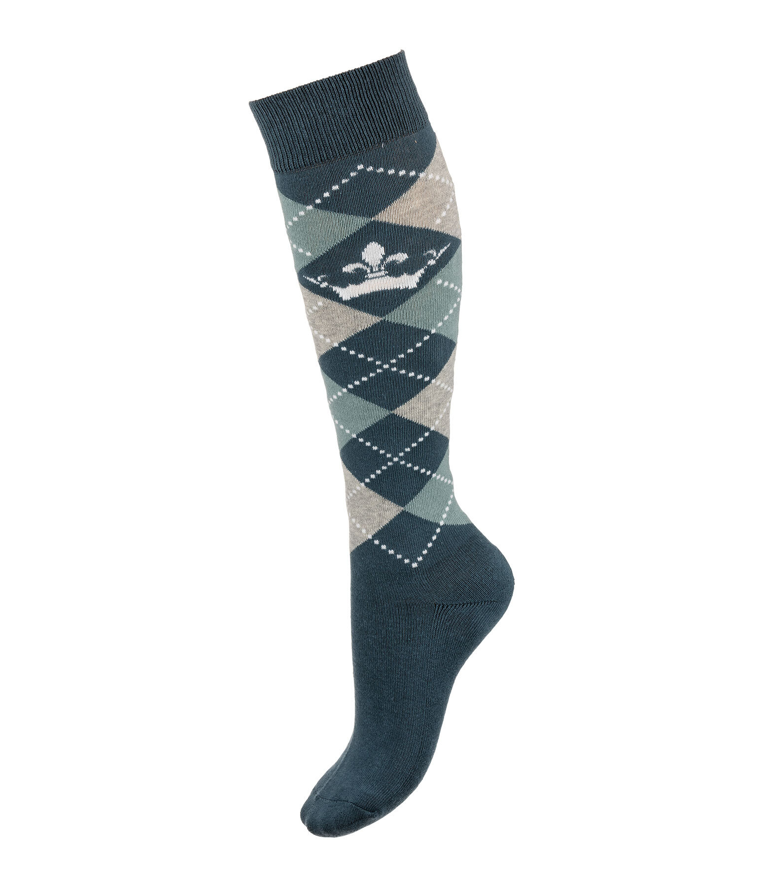 Argyle Knee Socks