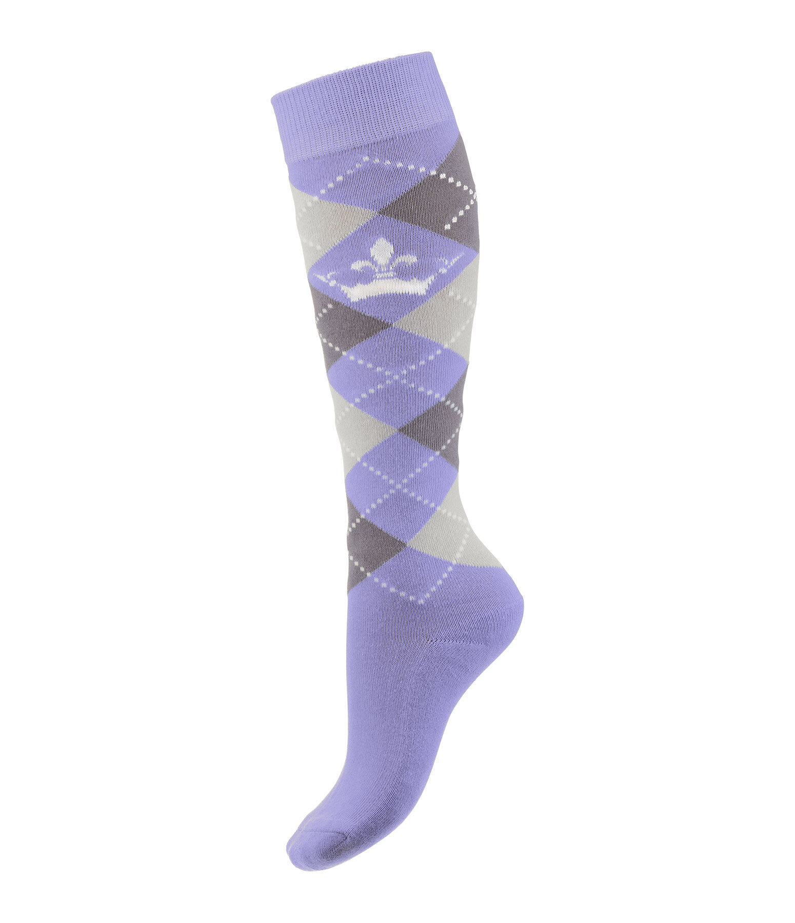 Argyle Knee High Socks