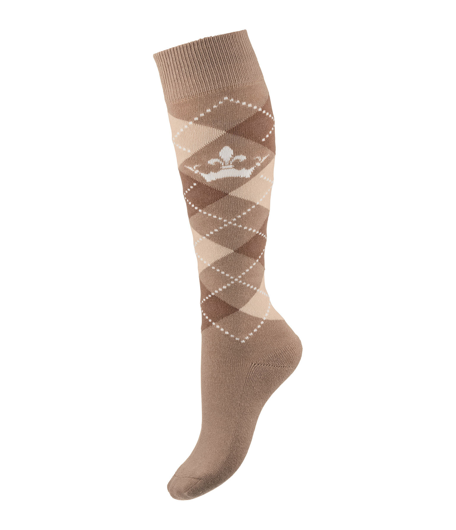 Argyle Knee High Socks