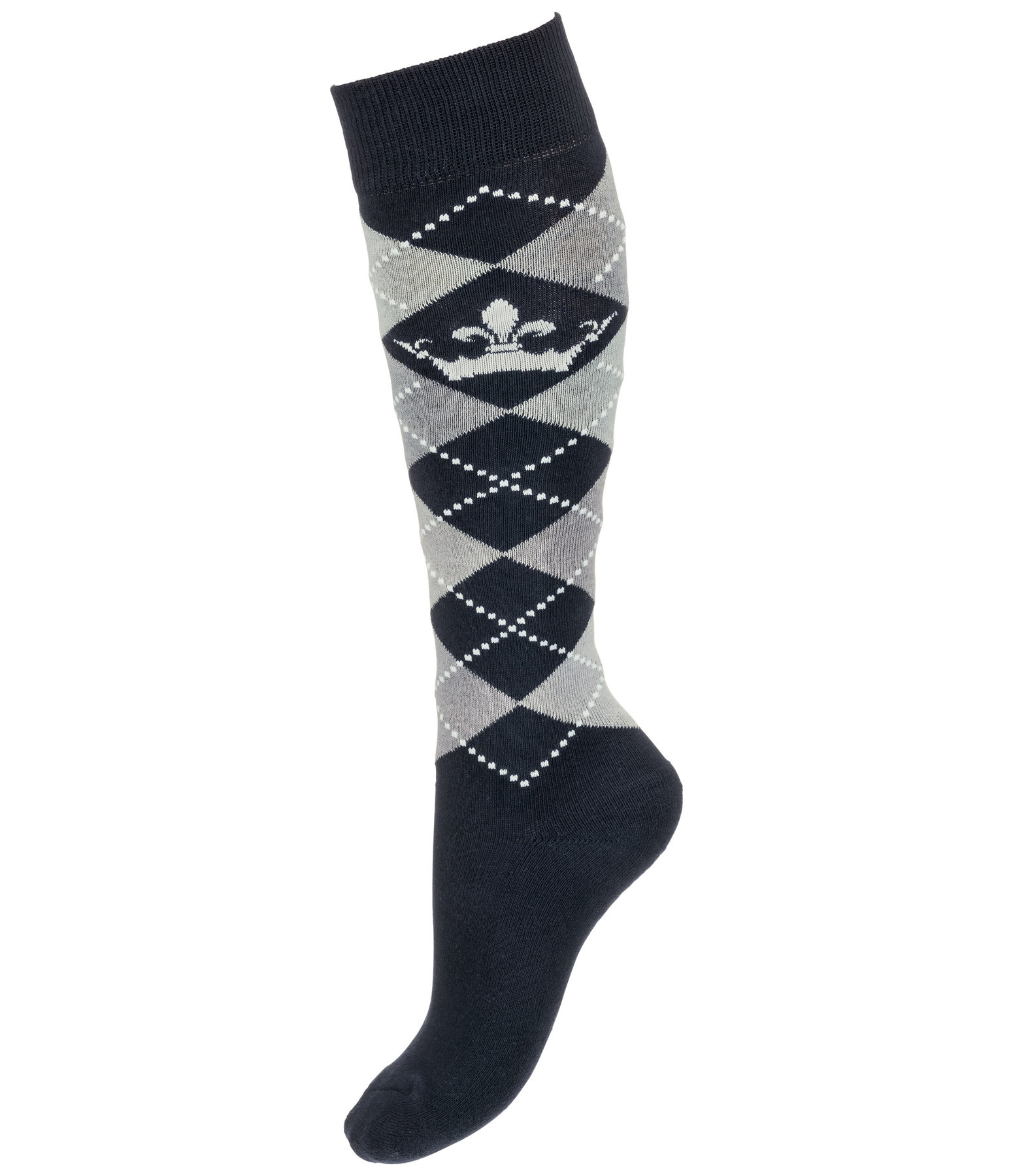 Argyle Knee High Socks