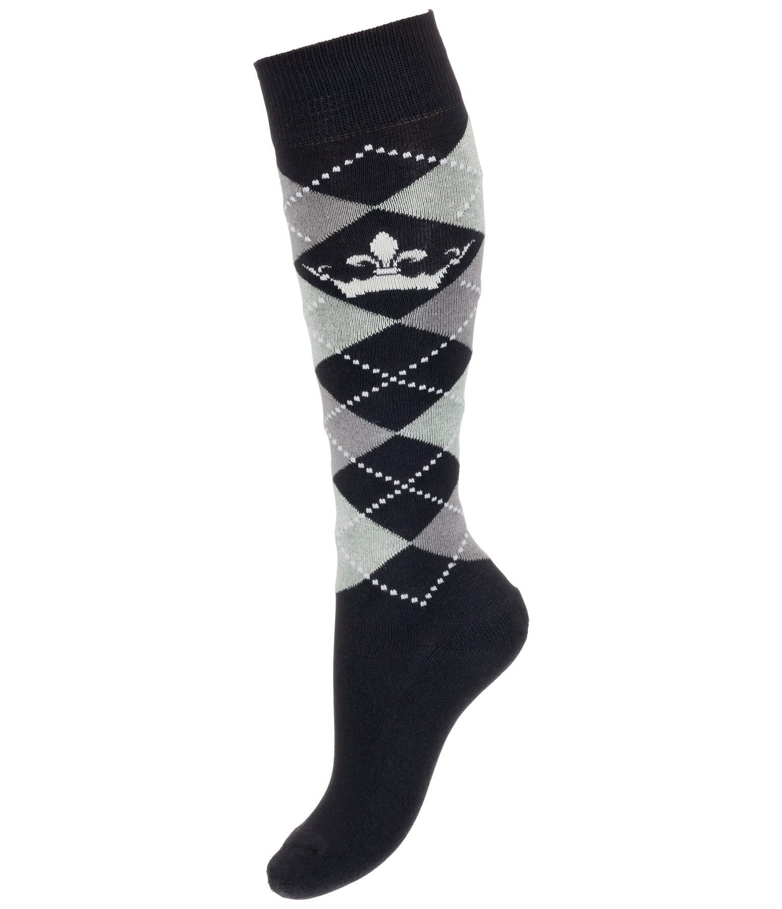 Argyle Knee High Socks