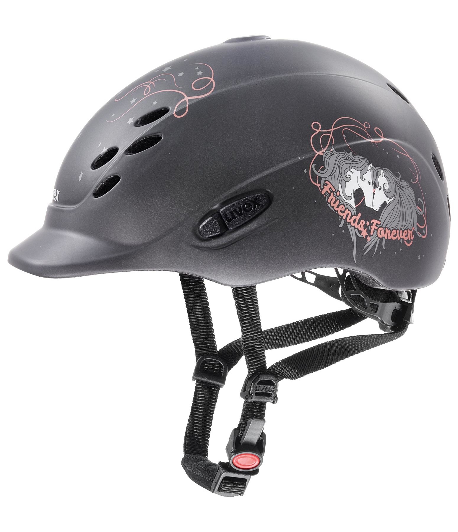 Children's Riding Hat onyxx with Friends II Design Kitemarked