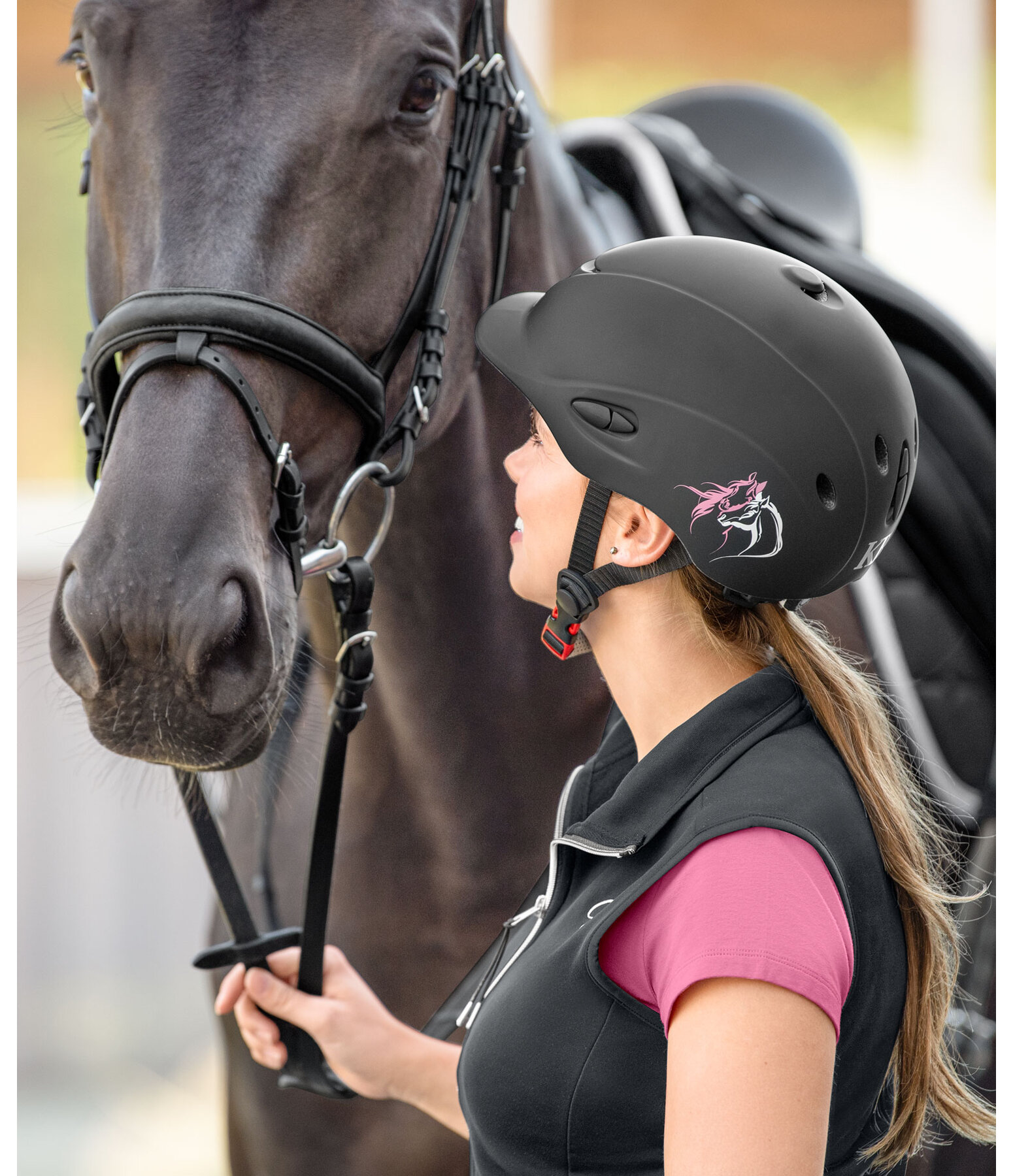 Children's Riding Hat Sunny Horse Love Kramer Equestrian