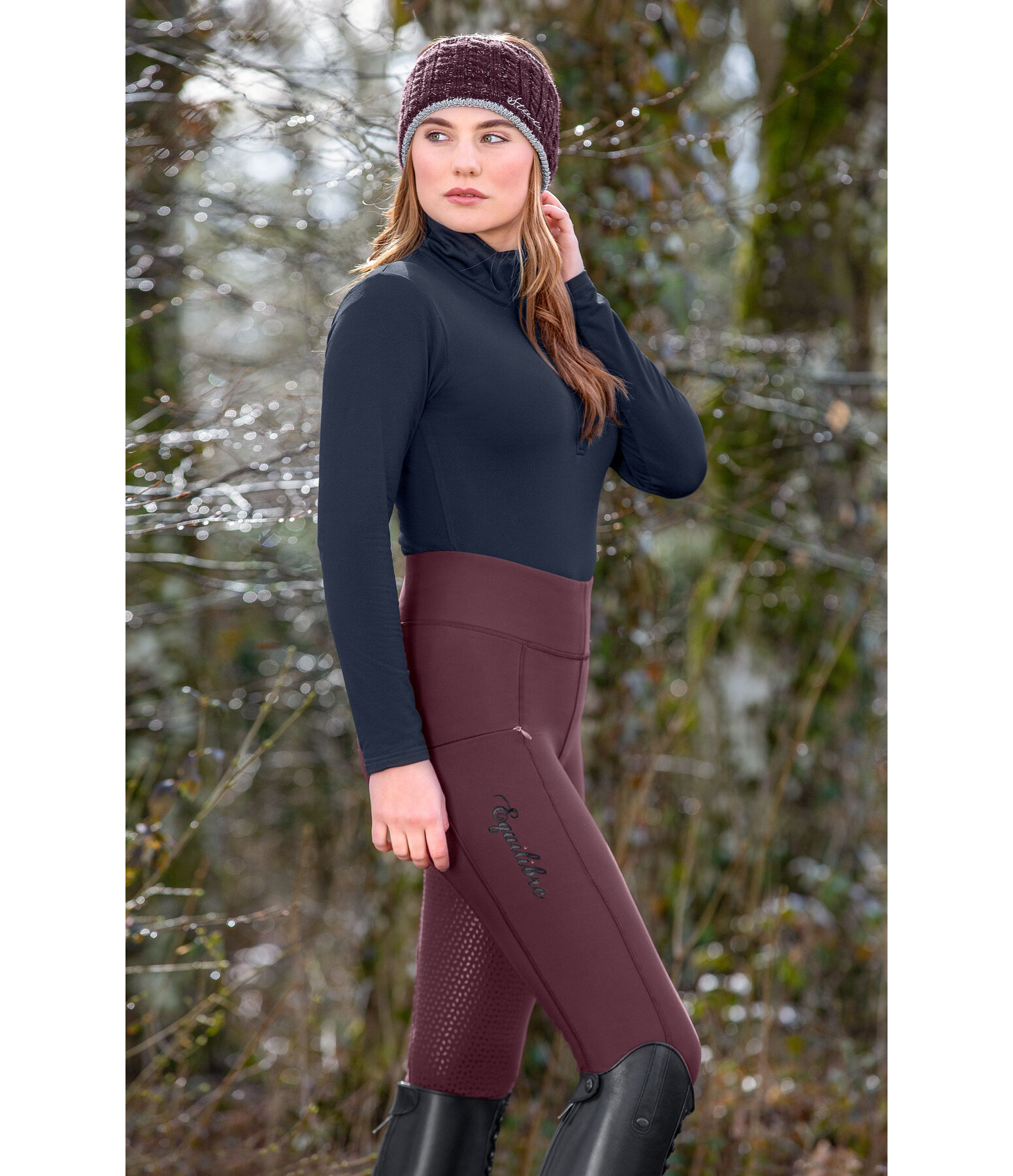 Grip Thermal Full-Seat Riding Tights Hermine