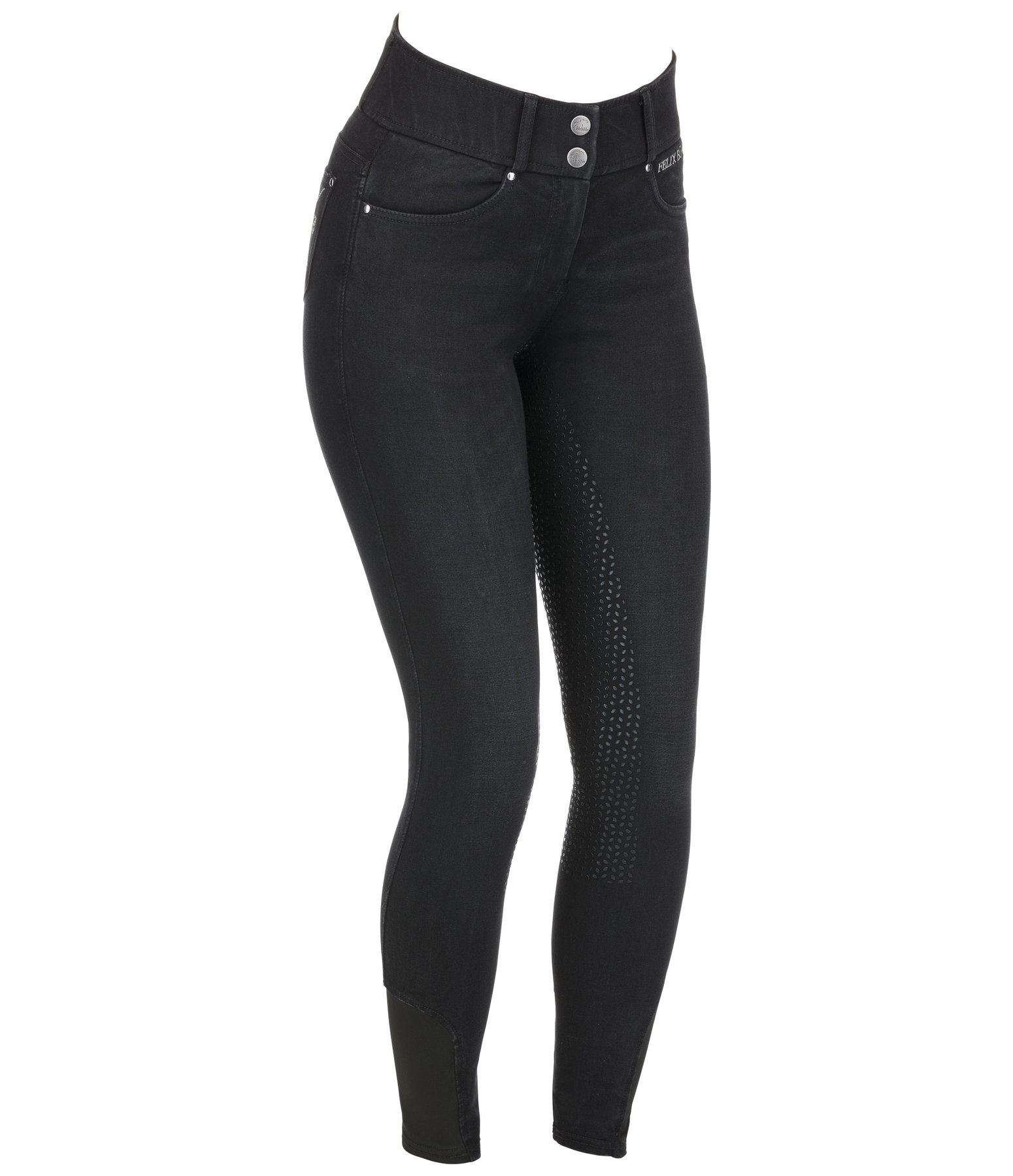 Denim Grip High Waist Full-Seat Breeches Helene