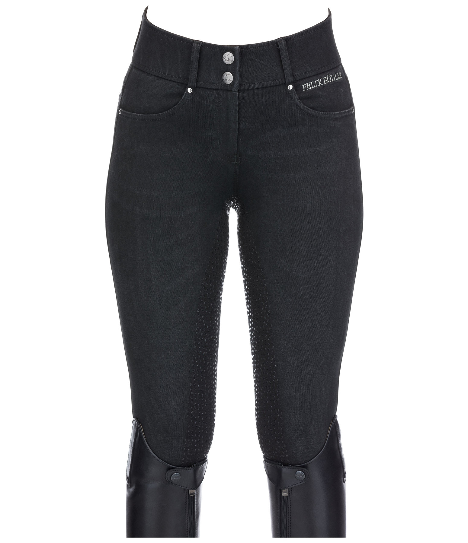 Denim Grip High Waist Full-Seat Breeches Helene