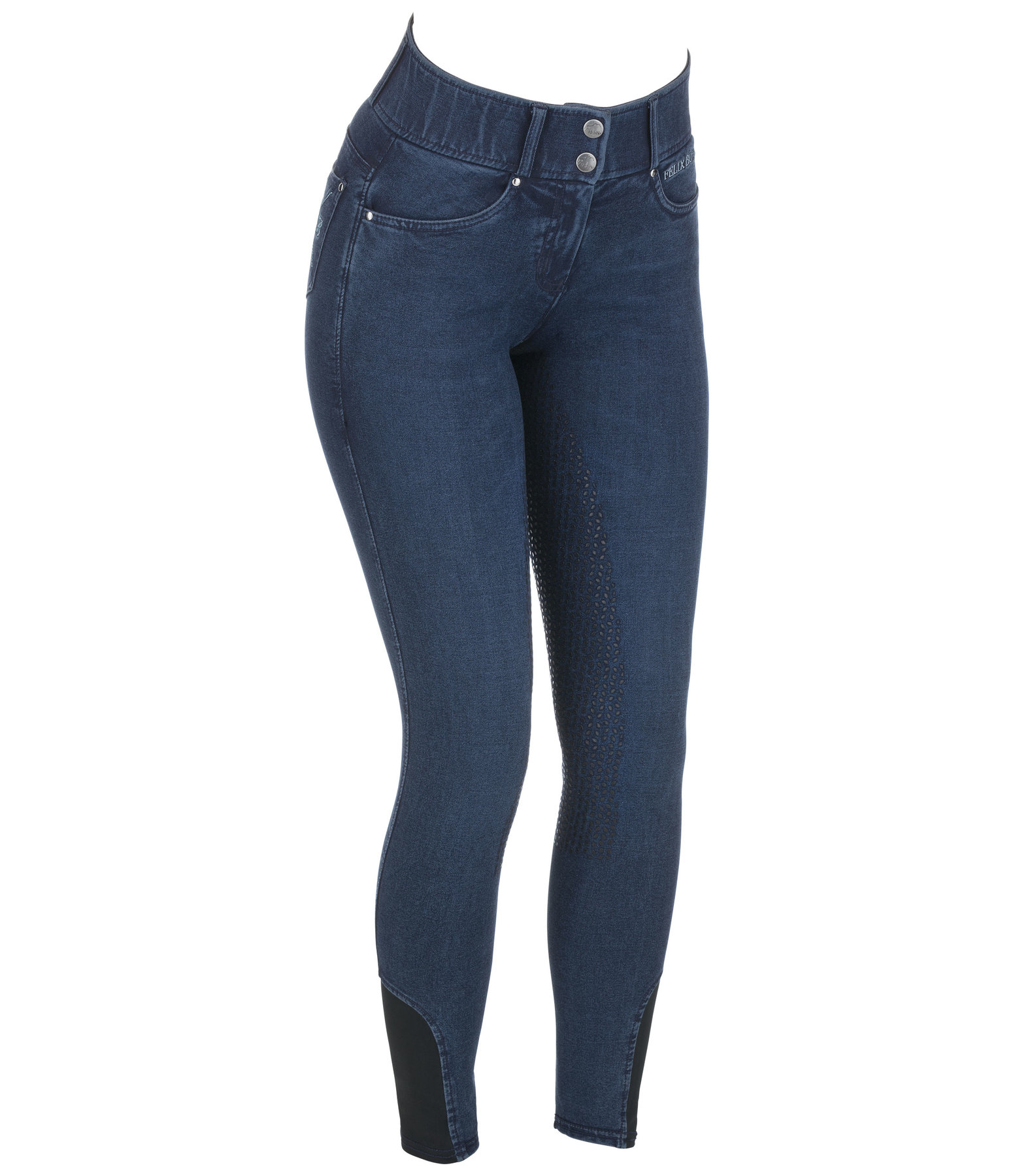 Denim Grip High Waist Full-Seat Breeches Helene