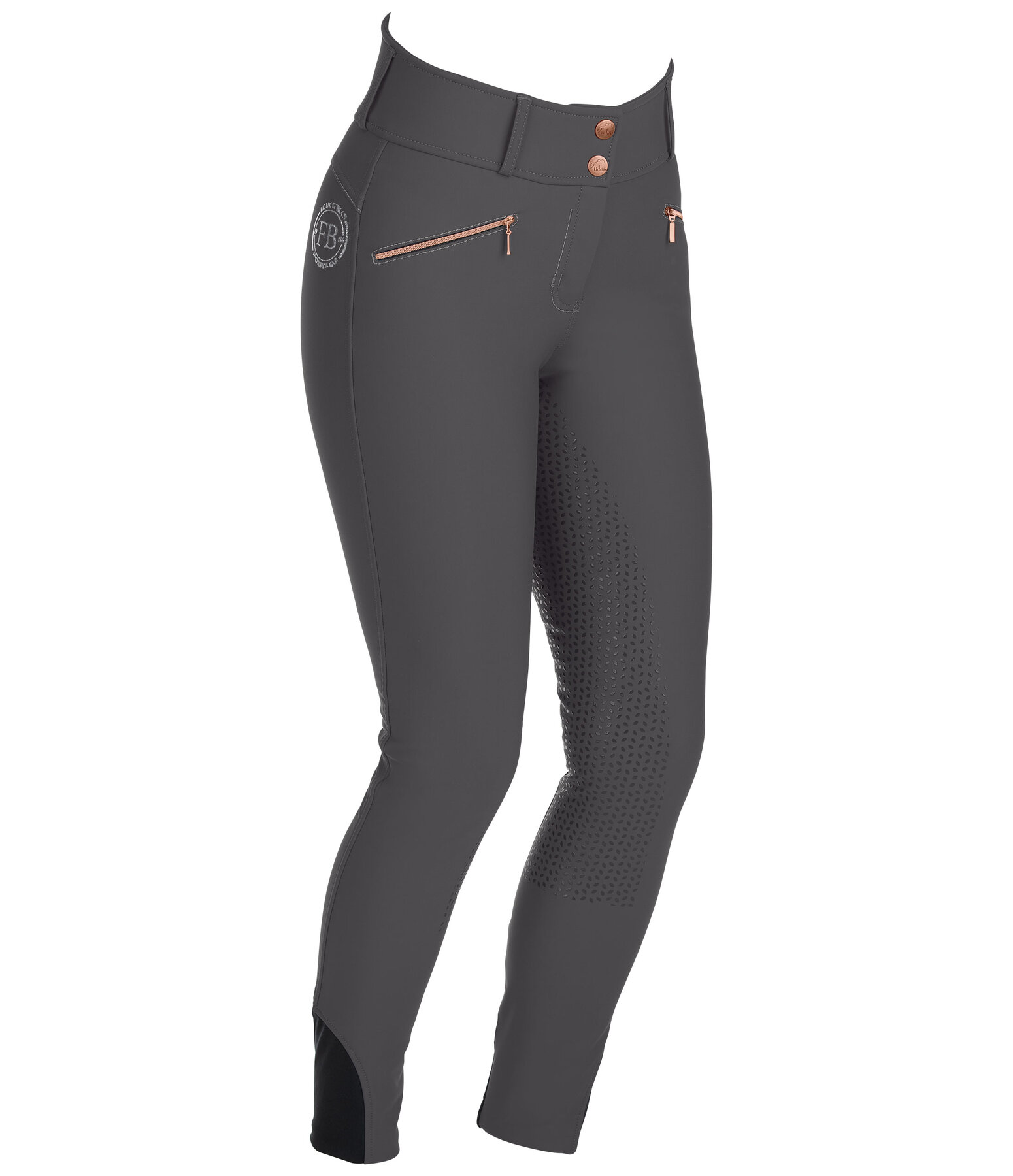 Grip High-Waisted Soft Shell Full-Seat Breeches Ariana