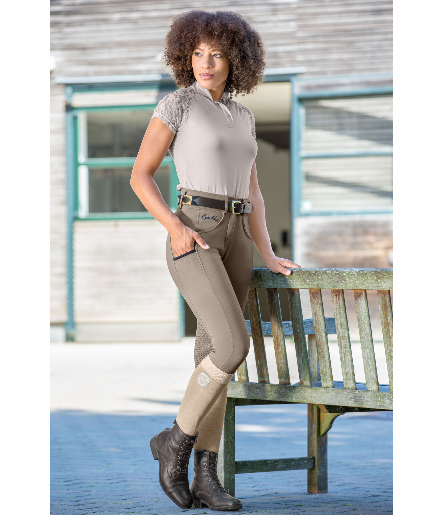 Grip High Waist Comfort Full Seat Breeches Juliane