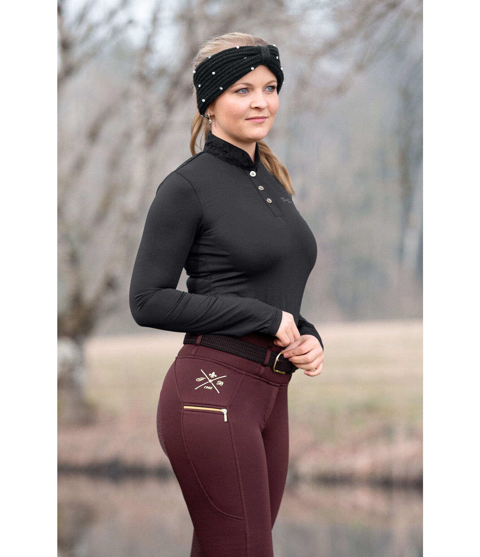 Grip Thermal Full-Seat Riding Tights Kassandra