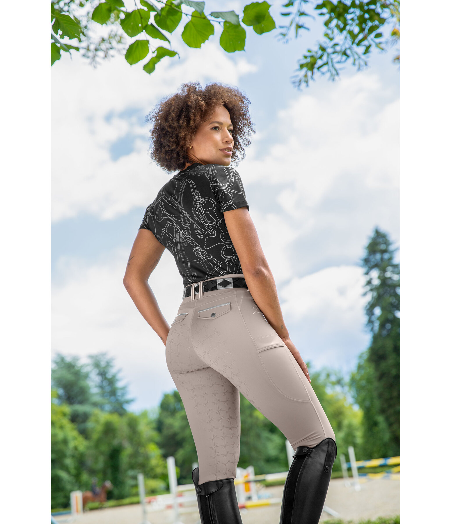 Grip Full Seat Riding Tights Malena