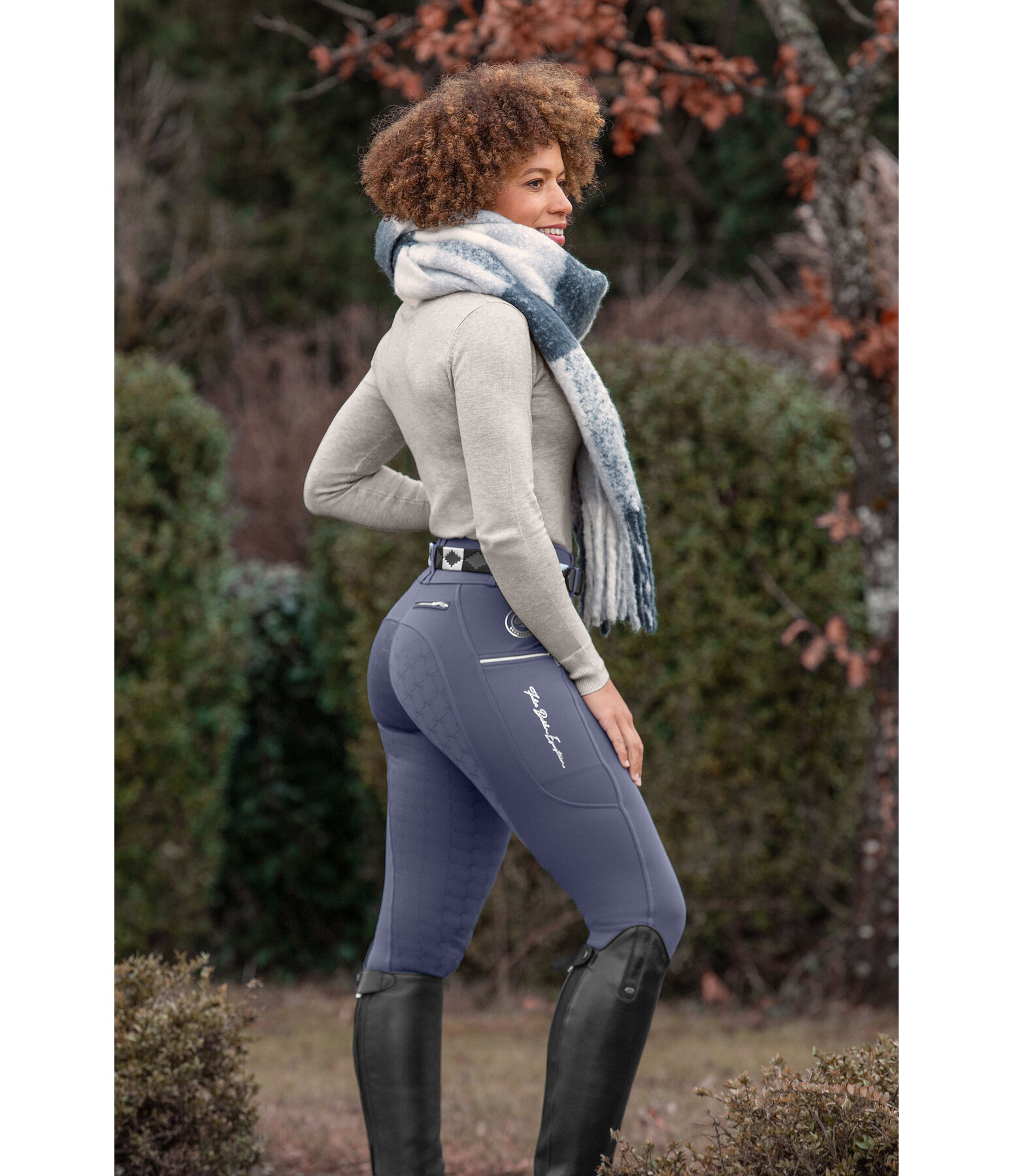 Thermal Hybrid Grip Full Seat Breeches Cheyenne