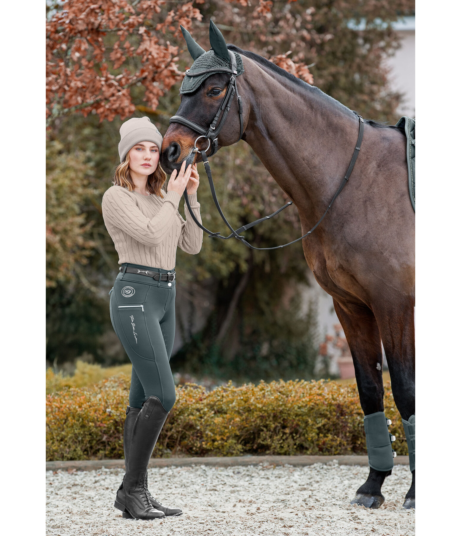 Thermal Hybrid Grip Full Seat Breeches Cheyenne
