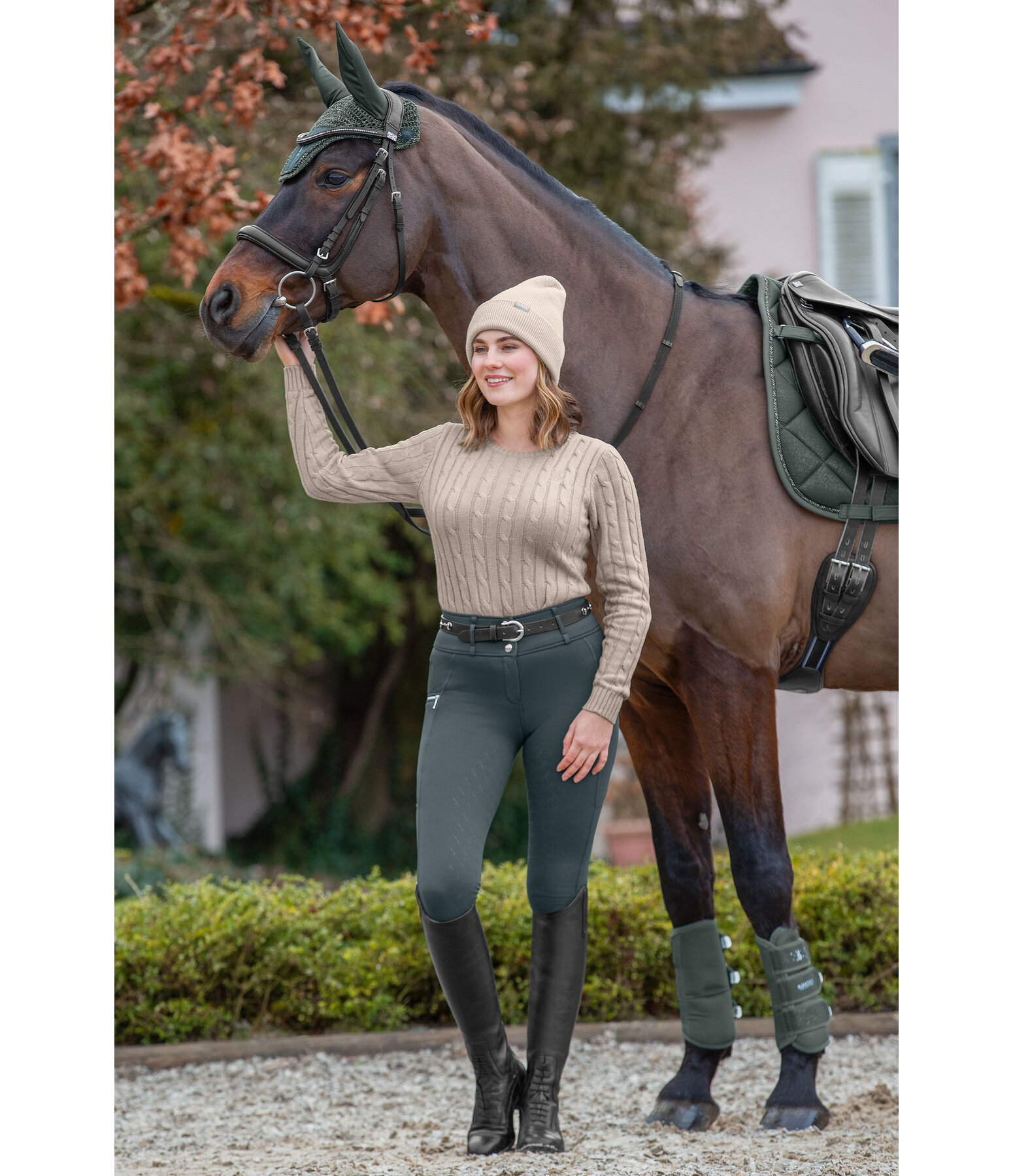Thermal Hybrid Grip Full Seat Breeches Cheyenne