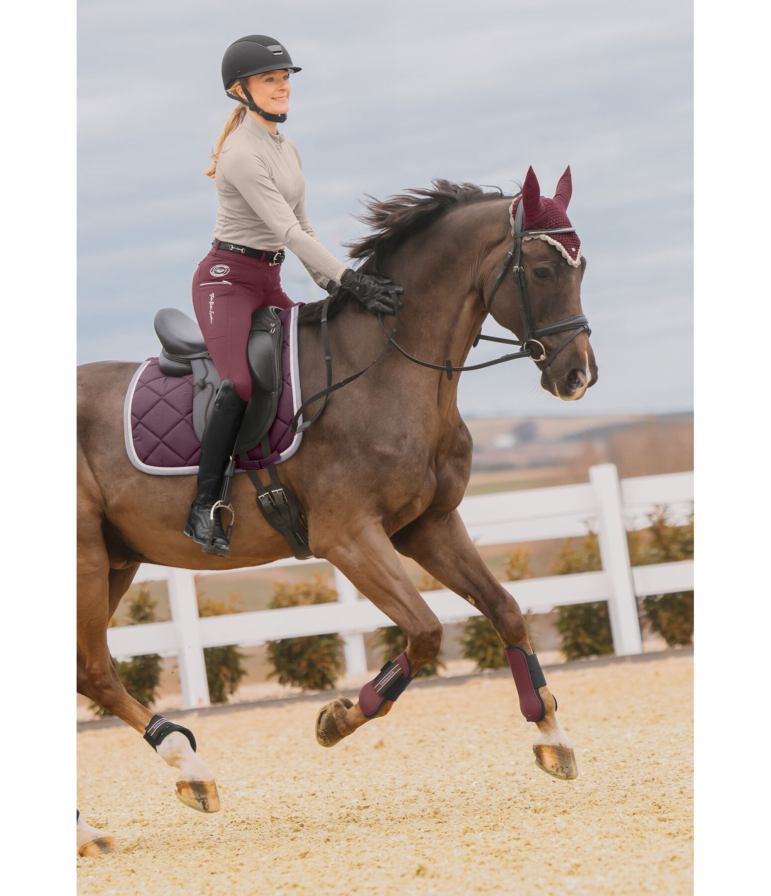 Thermal Hybrid Grip Full Seat Breeches Cheyenne