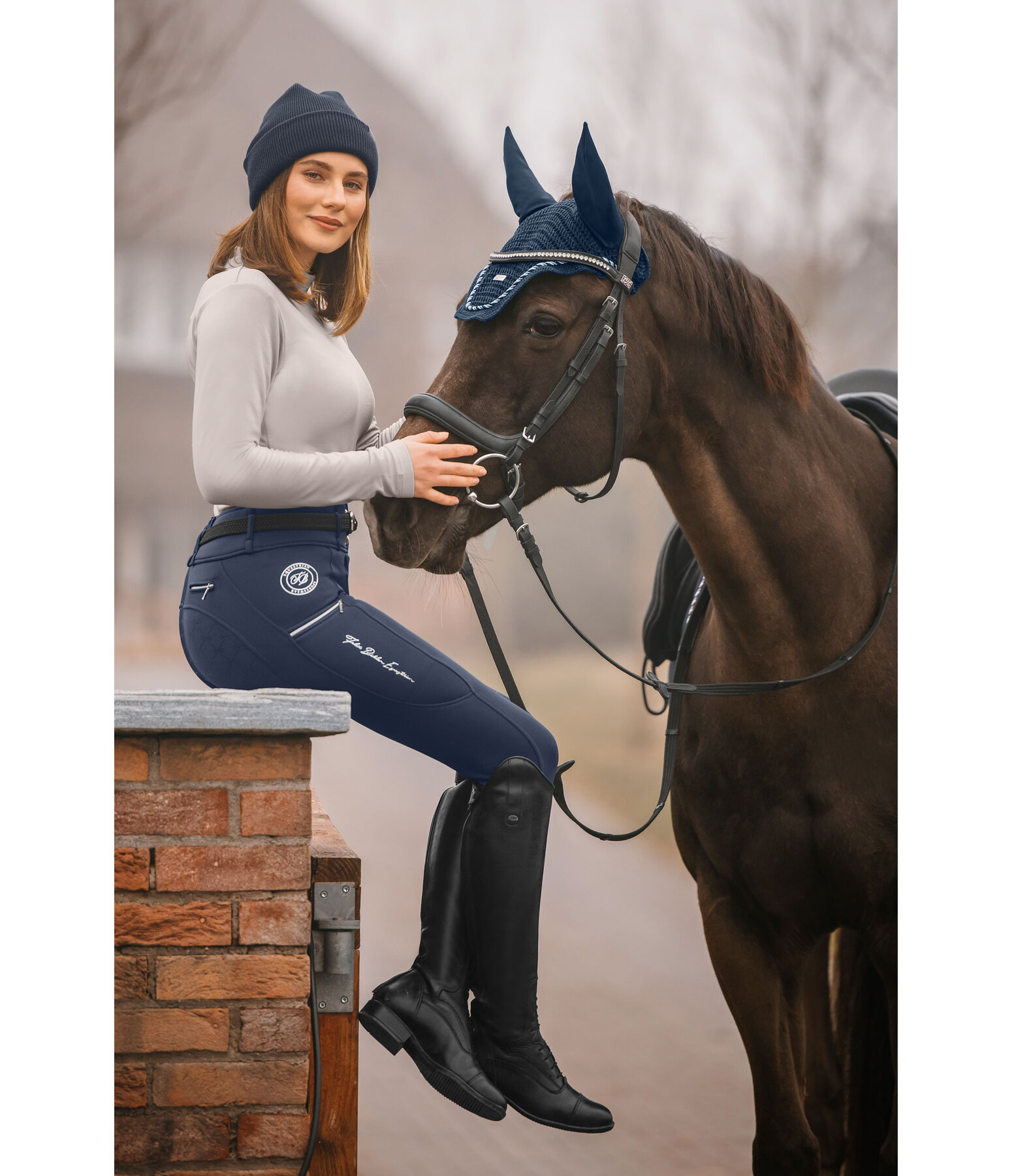 Thermal Hybrid Grip Full Seat Breeches Cheyenne